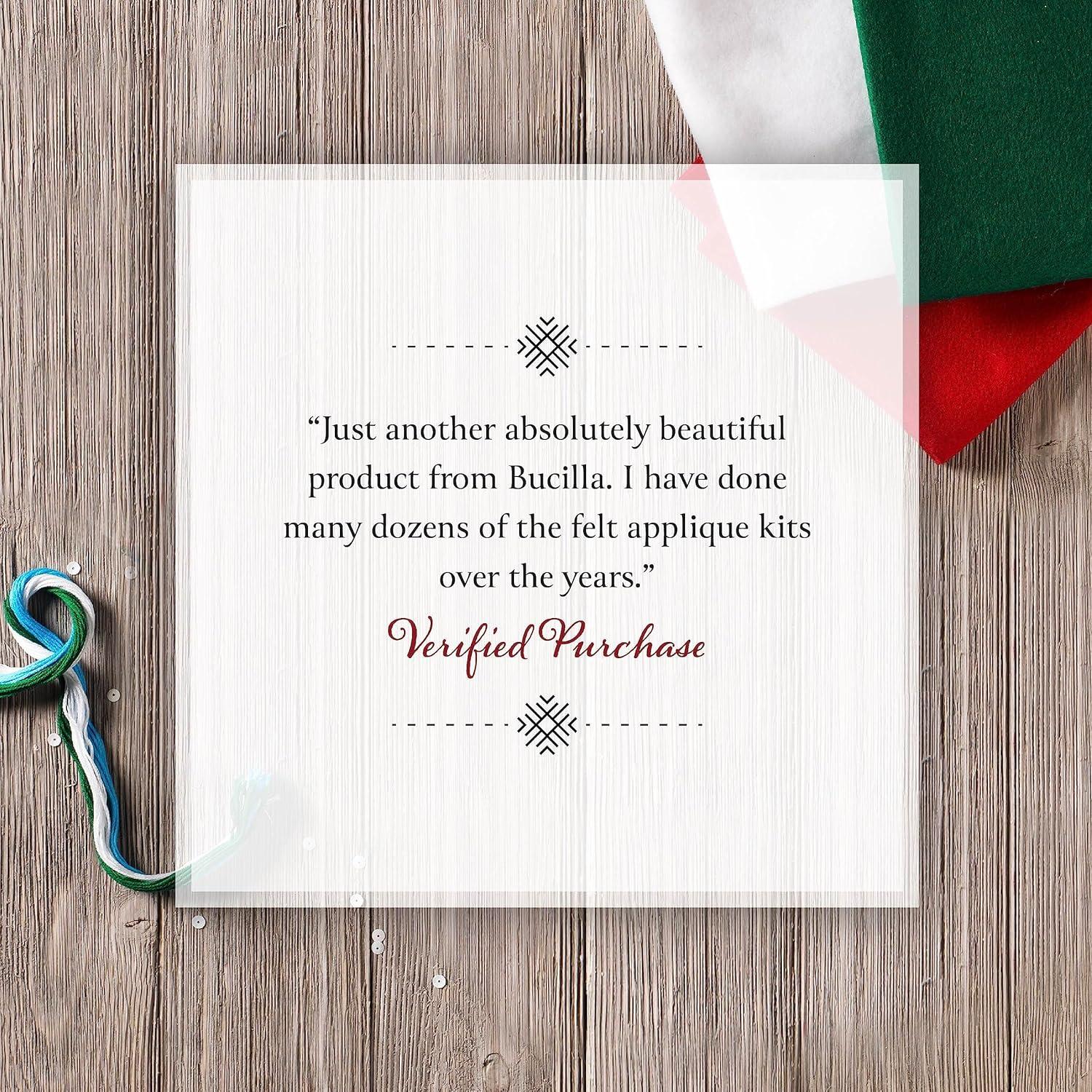 Kit de Colgante de Pared Bucilla Cruz Floral 28x40.6 cm