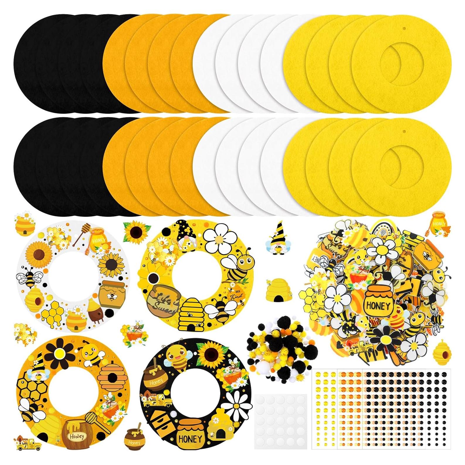 Kit de Manualidades de Fieltro Suilung - 32 Piezas Festival de Abejas