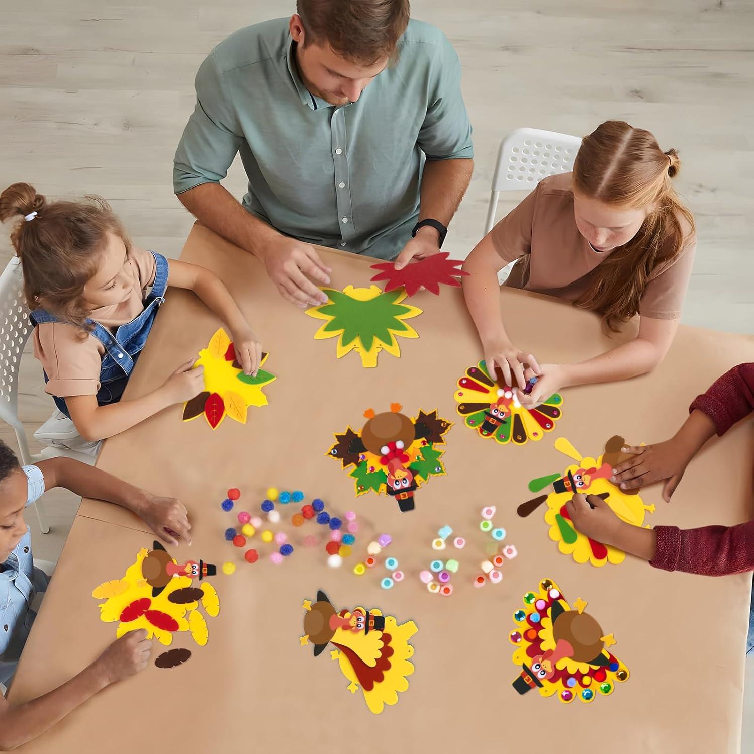 Kit de Manualidades de Acción de Gracias 16Pcs 80UncleKimby