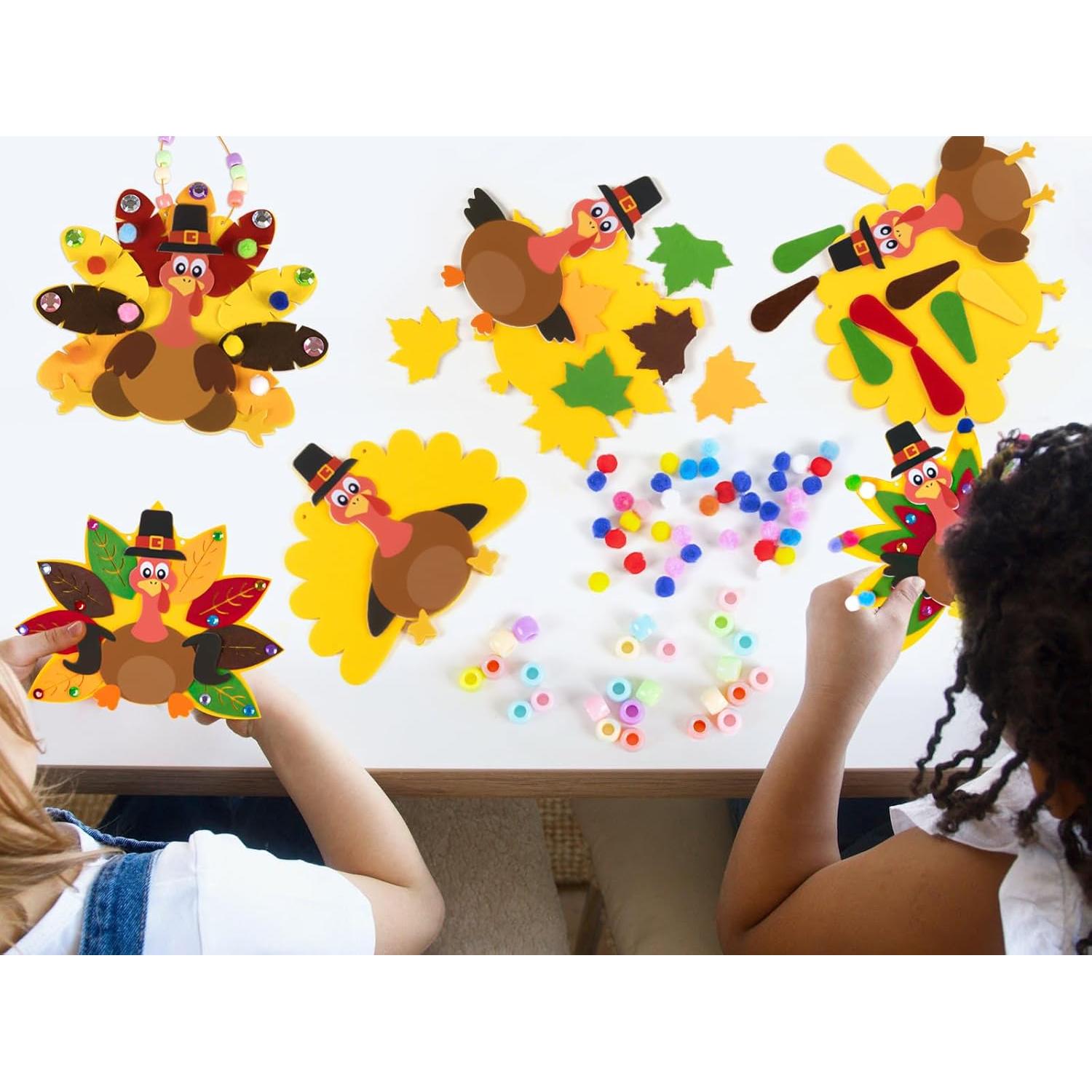 Kit de Manualidades de Acción de Gracias 16Pcs 80UncleKimby