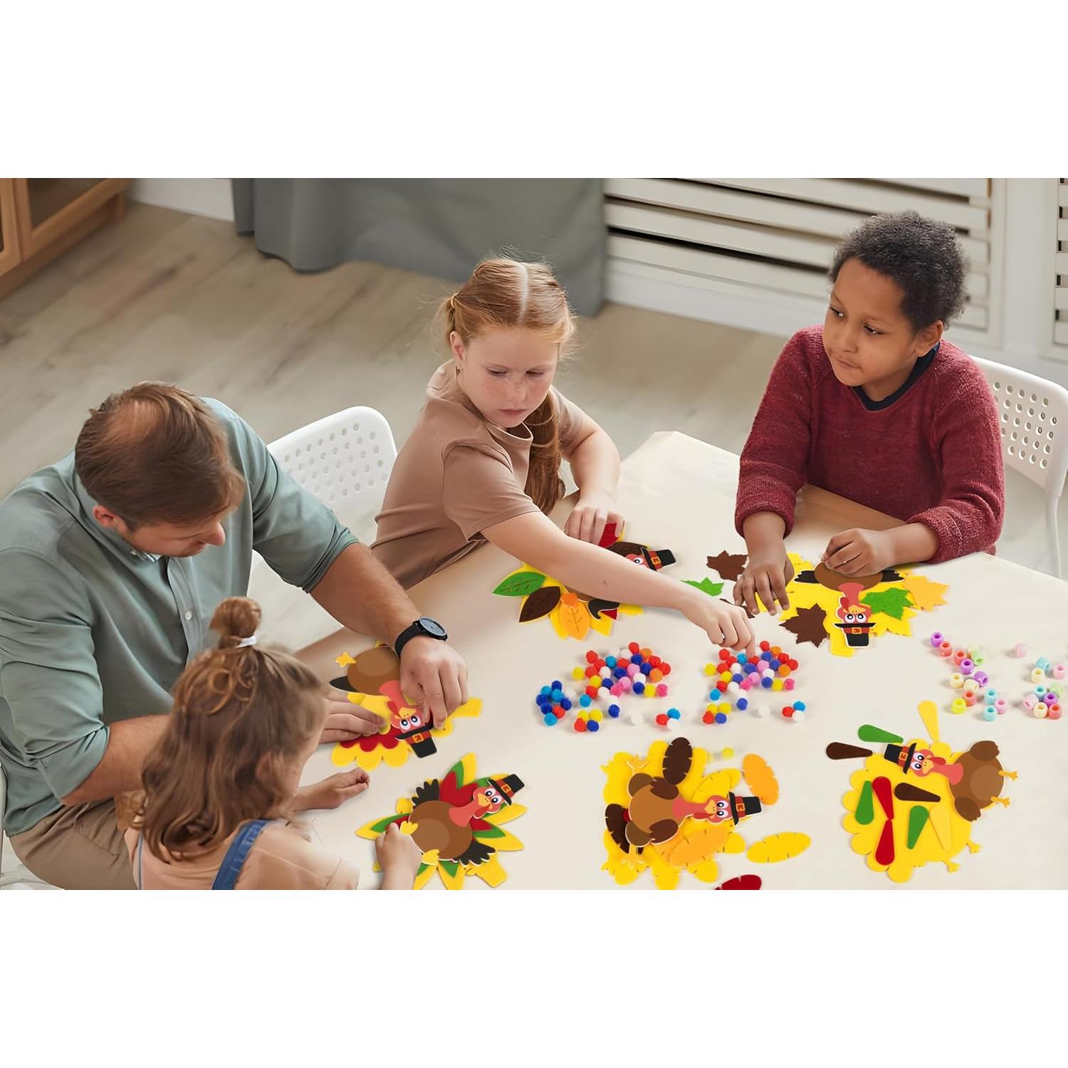 Kit de Manualidades de Acción de Gracias 16Pcs 80UncleKimby