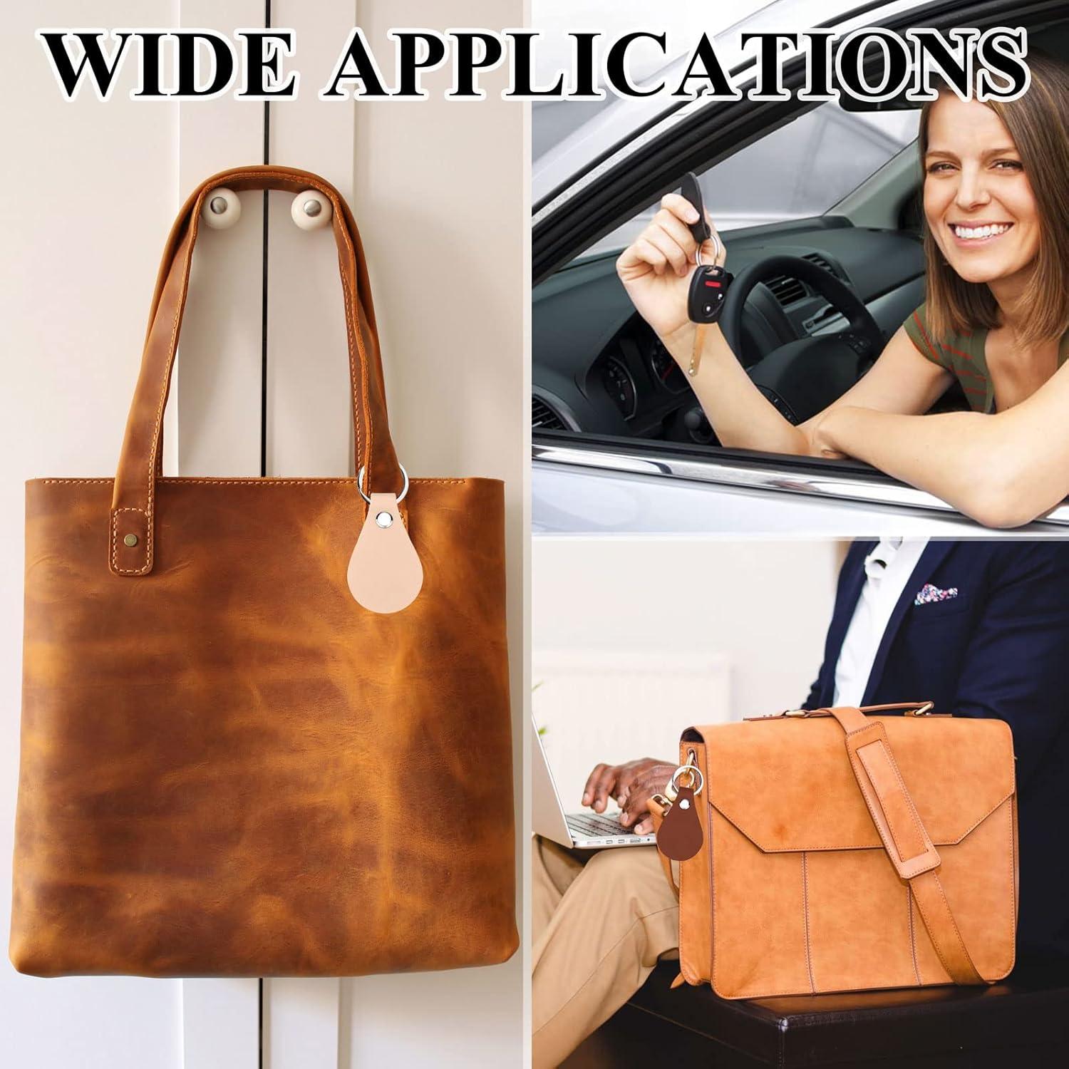 Kit de llaveros de cuero PU TiciKim - 20 piezas en 5 colores