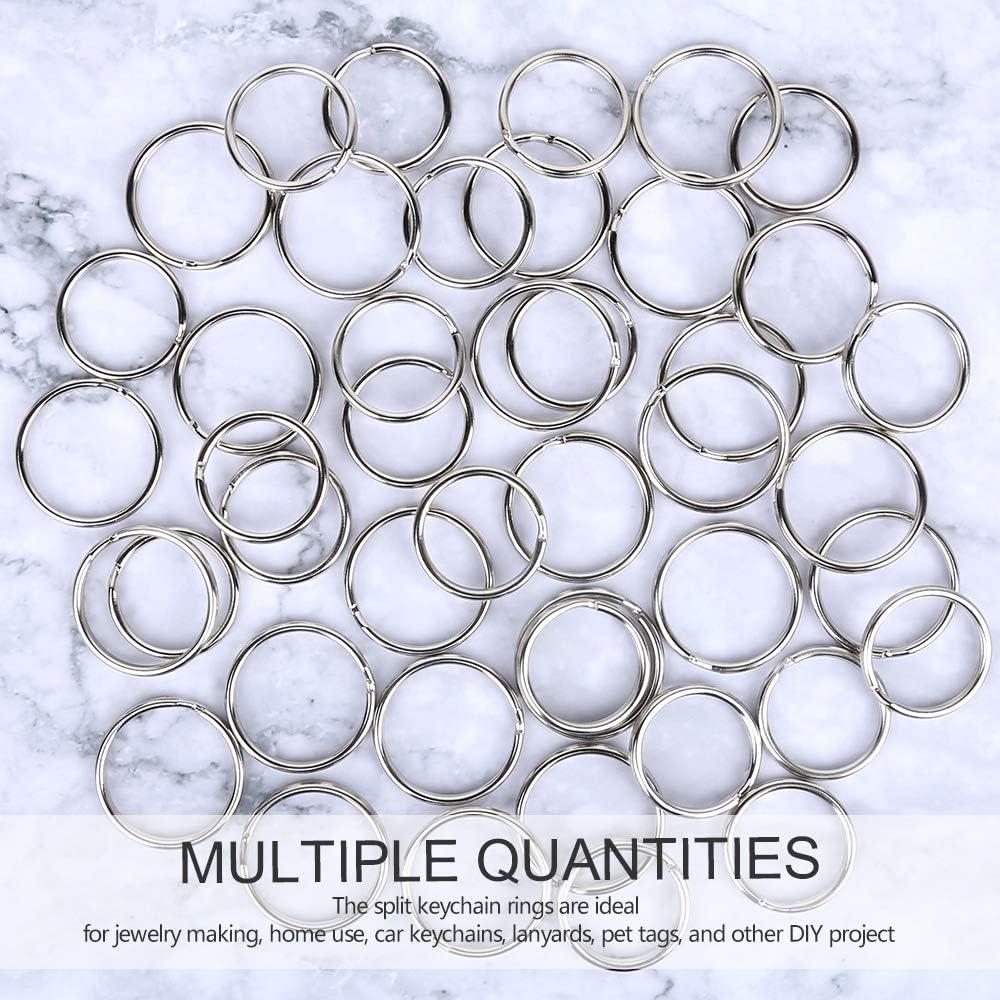 Anillos de Llave Divididos Fandamei 200 Piezas 25mm y 28mm