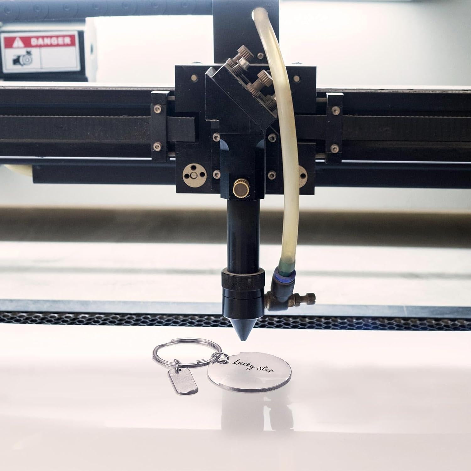 Etiquetas de Metal Grabables Gisafai 30 Pcs Plata 3 cm