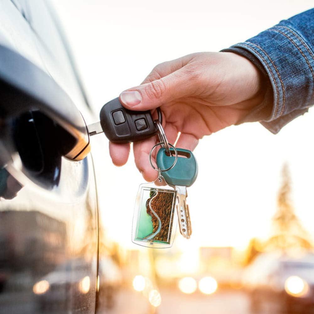 30 Llaveros Personalizados Kulannder Acrílico 4x6 cm