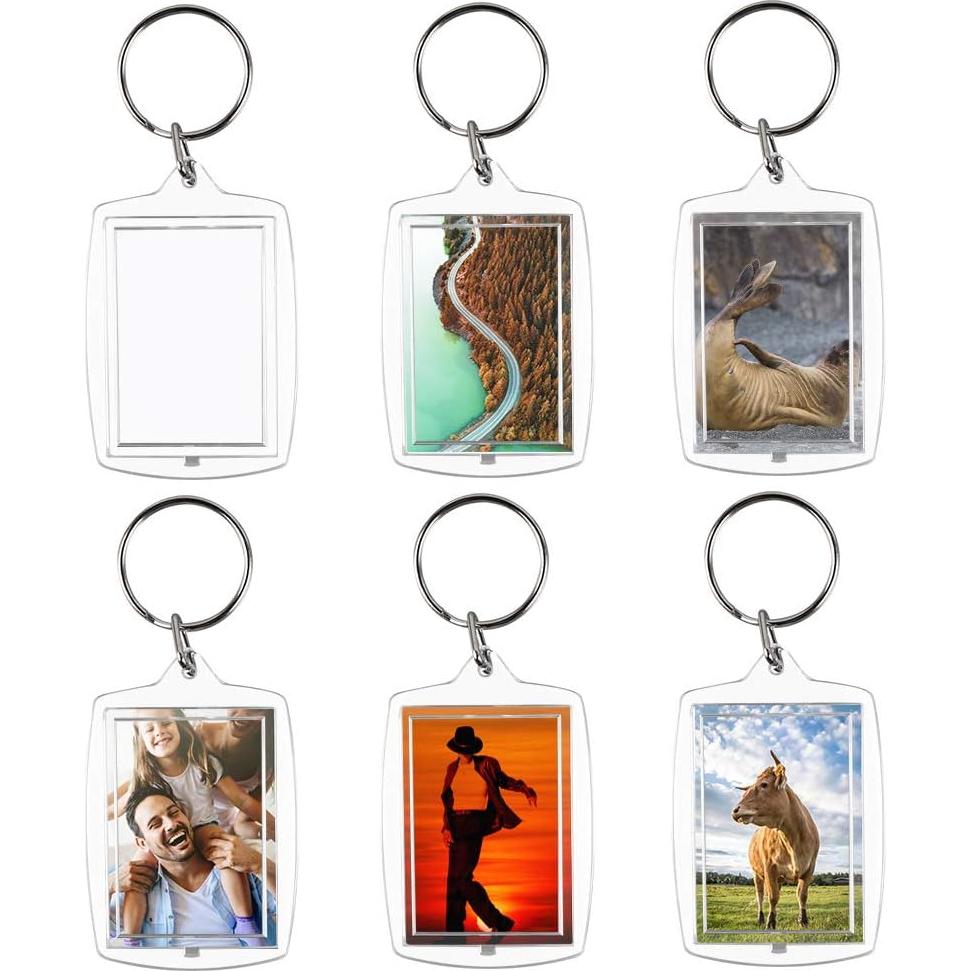 30 Llaveros Personalizados Kulannder Acrílico 4x6 cm