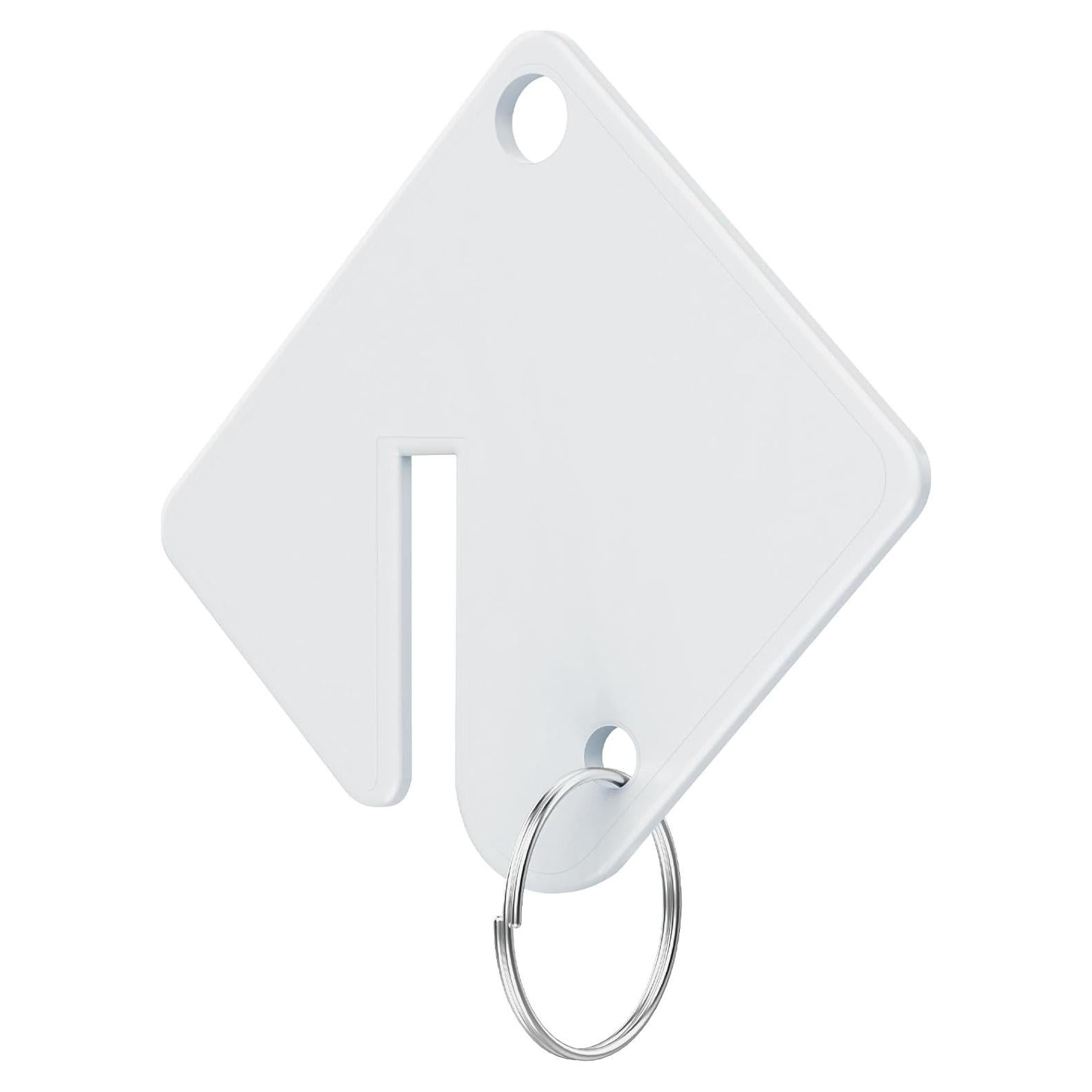 60 Etiquetas de Llave Plásticas GoorDik 3.81 cm Cuadradas