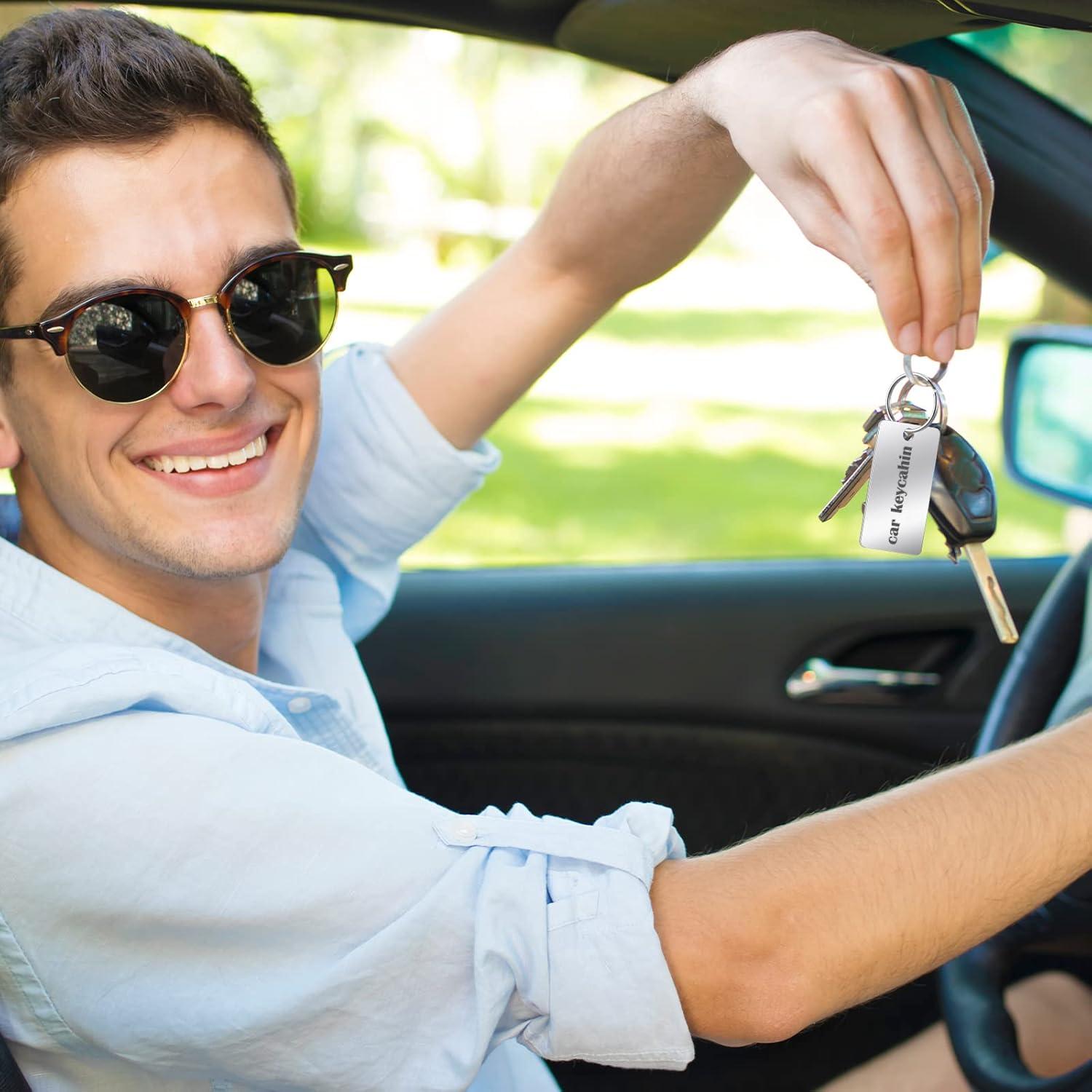 50 Etiquetas de Acero Inoxidable Grabadas 4x2 cm Yinkin