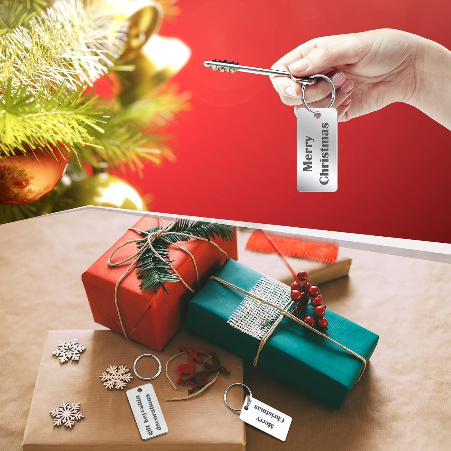 50 Etiquetas de Acero Inoxidable Grabadas 4x2 cm Yinkin