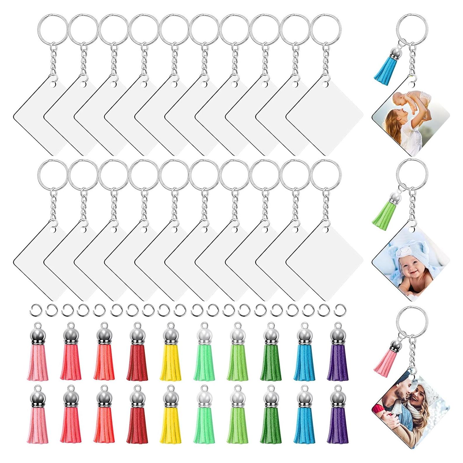 Kit de 80 Piezas Blanks para Llaveros Modacraft Sublimación