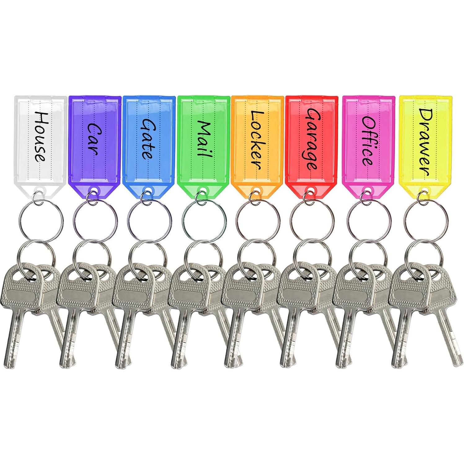 Etiquetas de Llave de Plástico Yarlung 200 Pcs 5.84x3.05cm