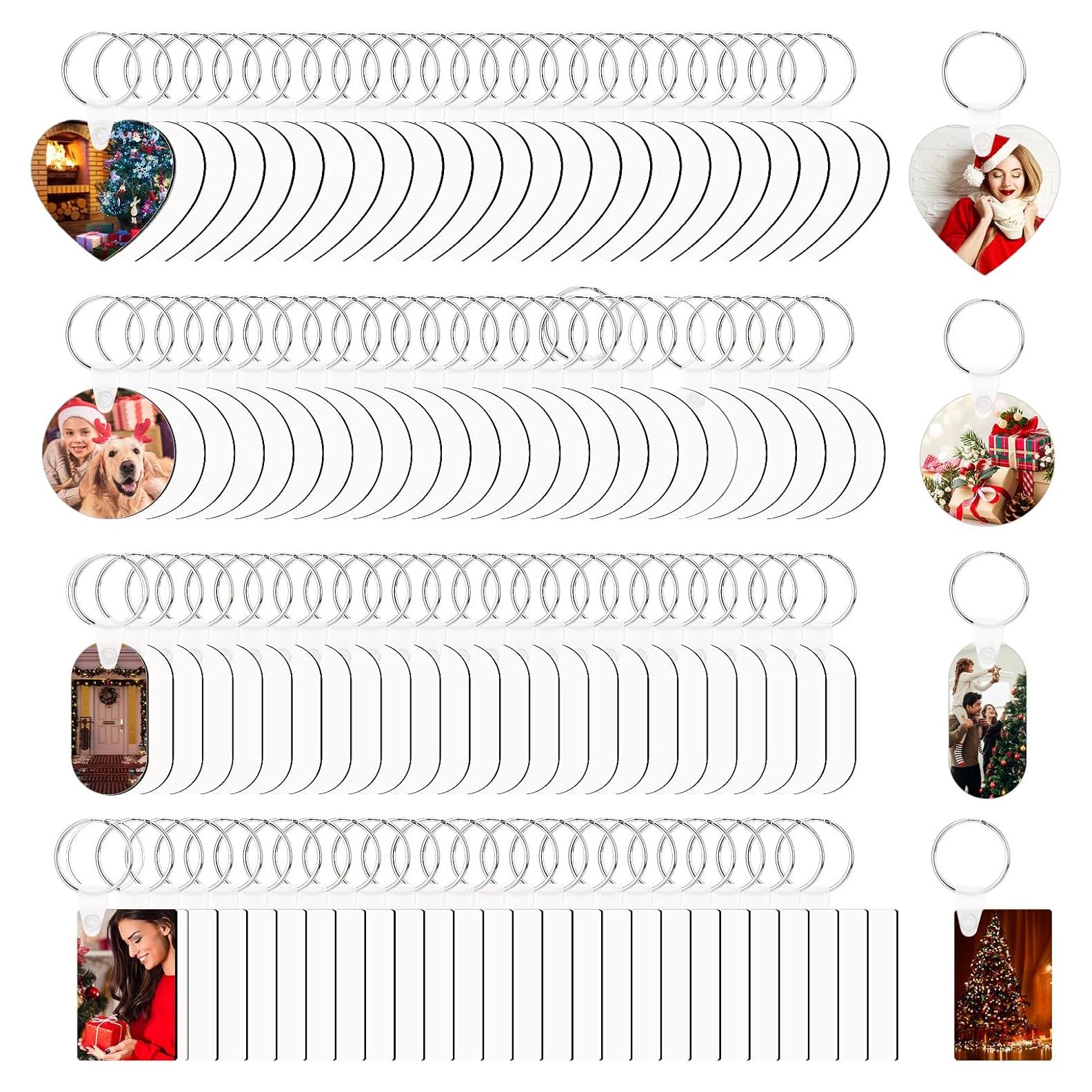 300 Llantas de Sublimación Guiqulai MDF Doble Cara 4 Estilos