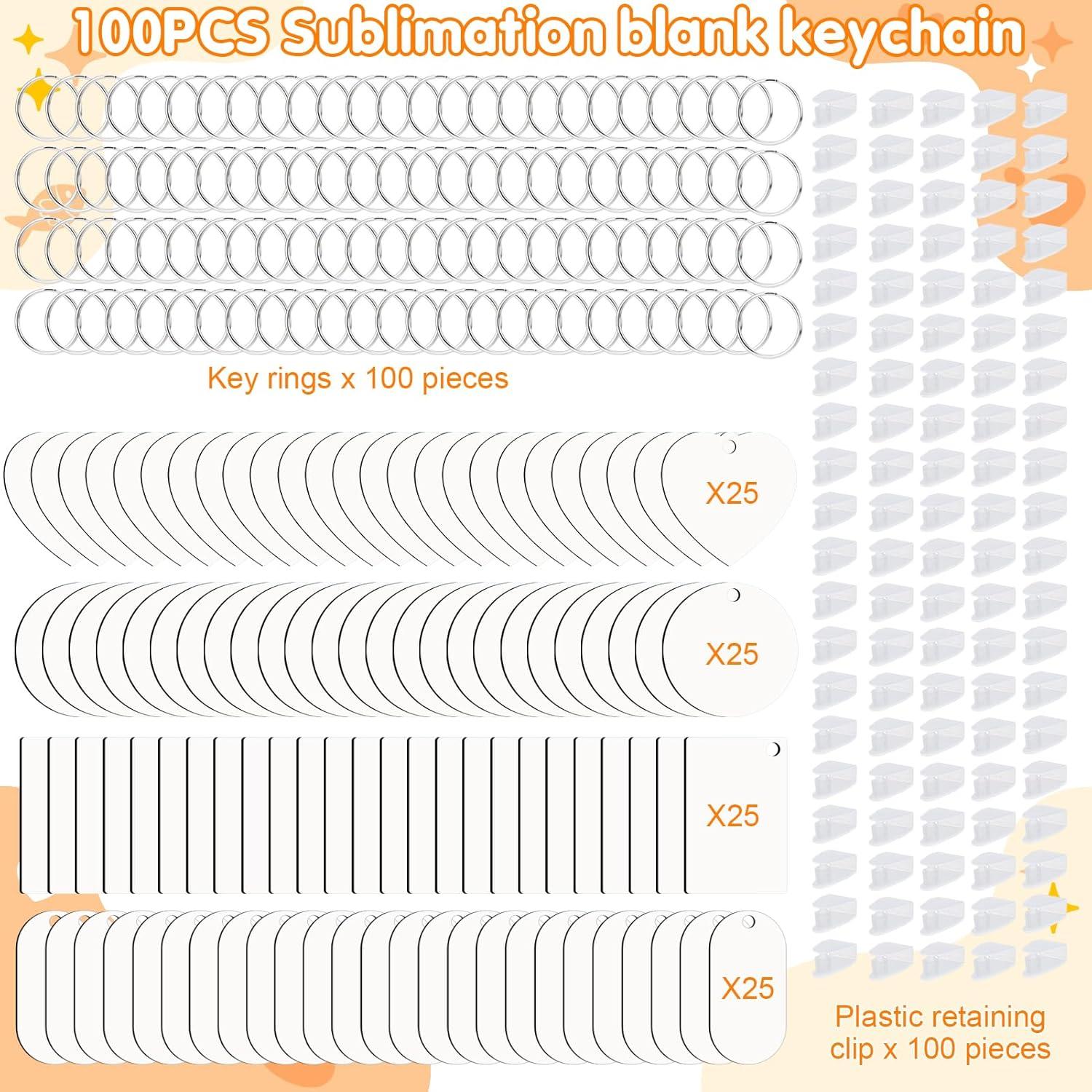 300 Llantas de Sublimación Guiqulai MDF Doble Cara 4 Estilos