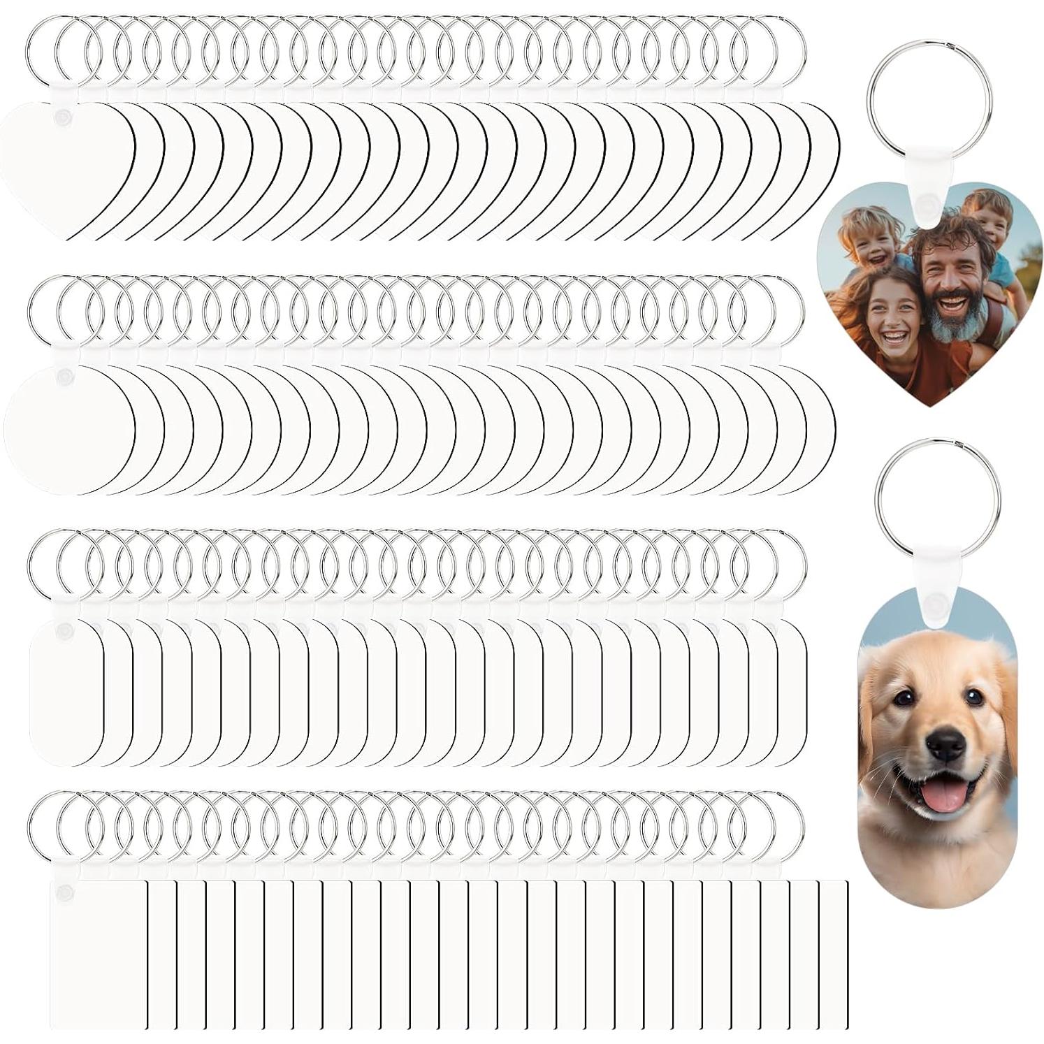 300 Llantas de Sublimación Guiqulai MDF Doble Cara 4 Estilos