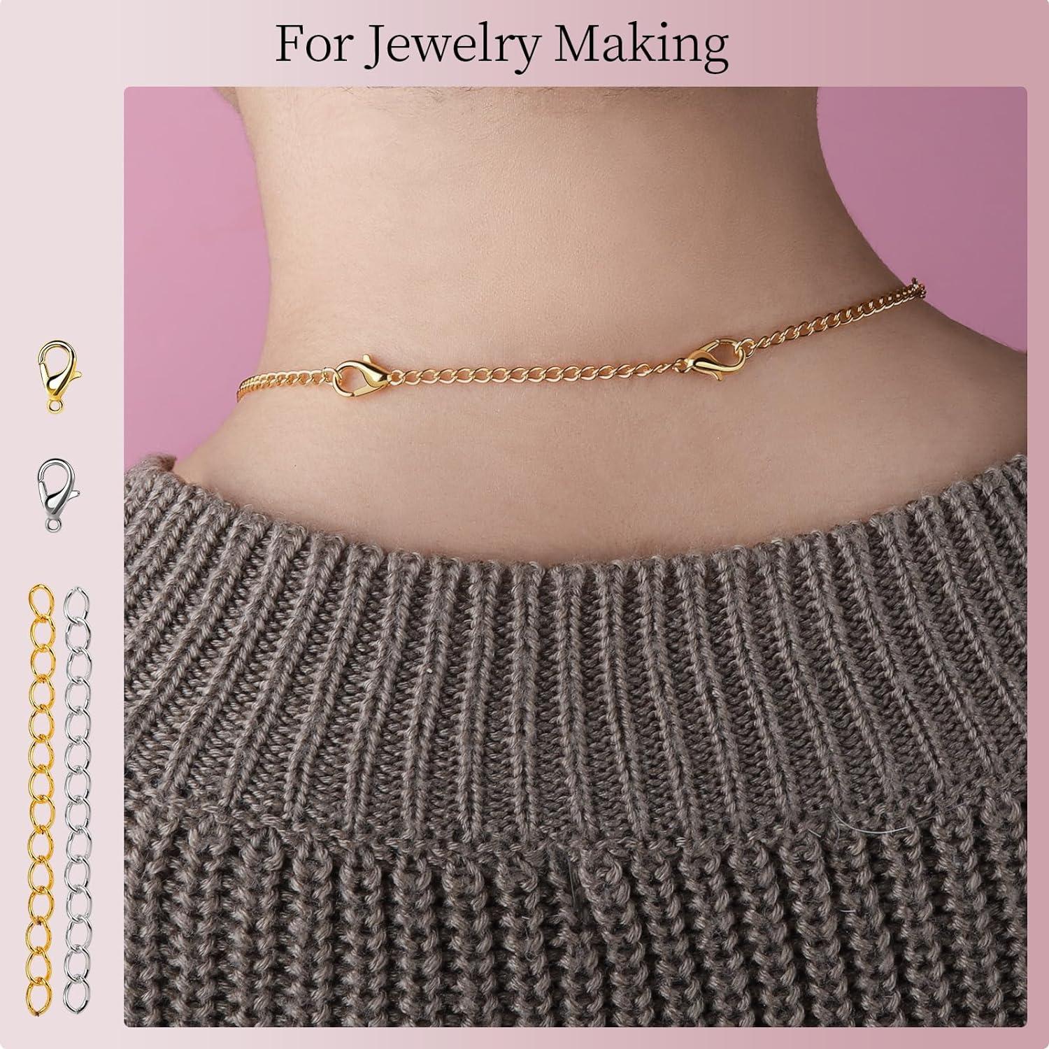 Kit de Anillas de Salto LEOBRO 968pcs Oro y Plata