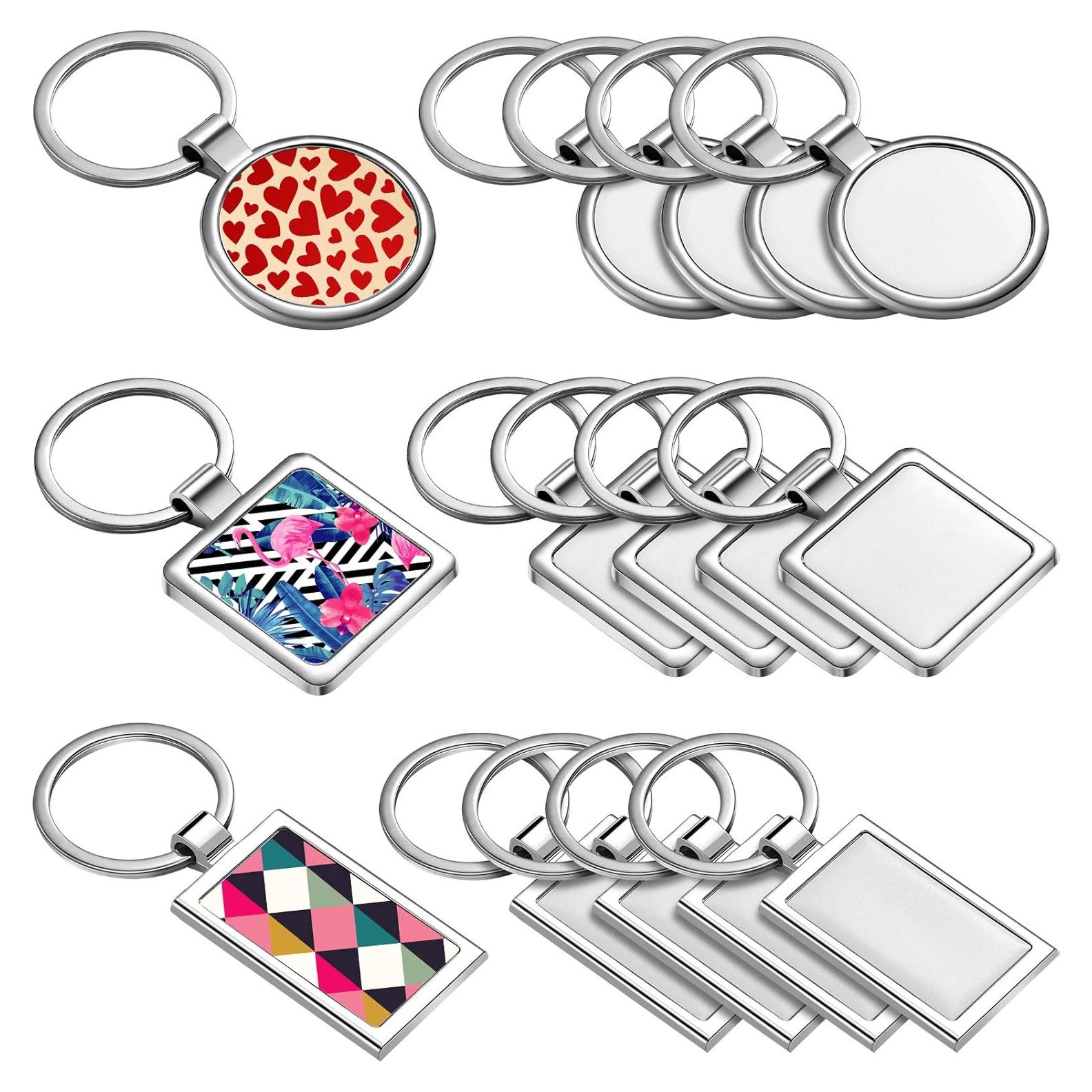 Llavero de Sublimación Chuangdi 12 Piezas Metal Personalizable