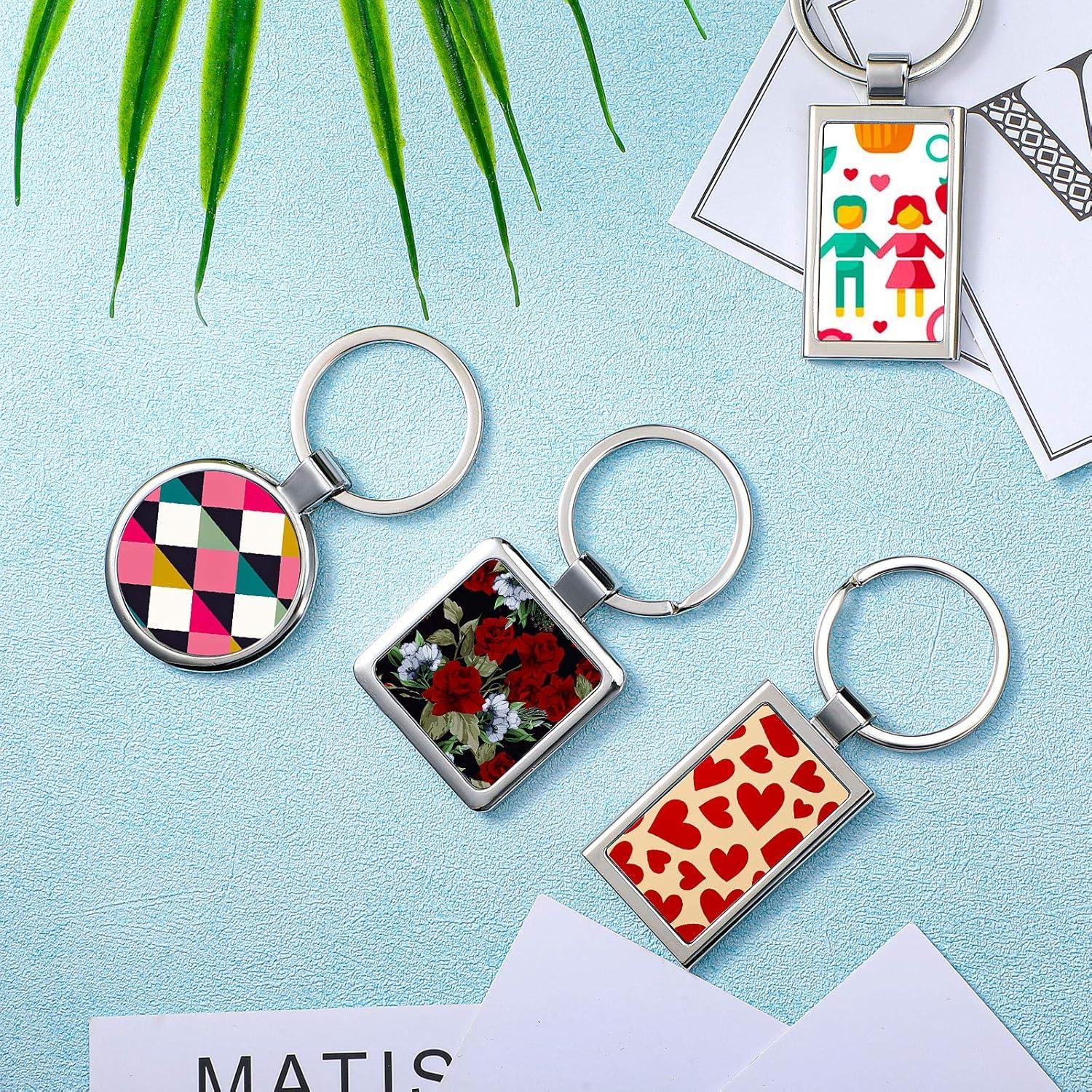 Llavero de Sublimación Chuangdi 12 Piezas Metal Personalizable