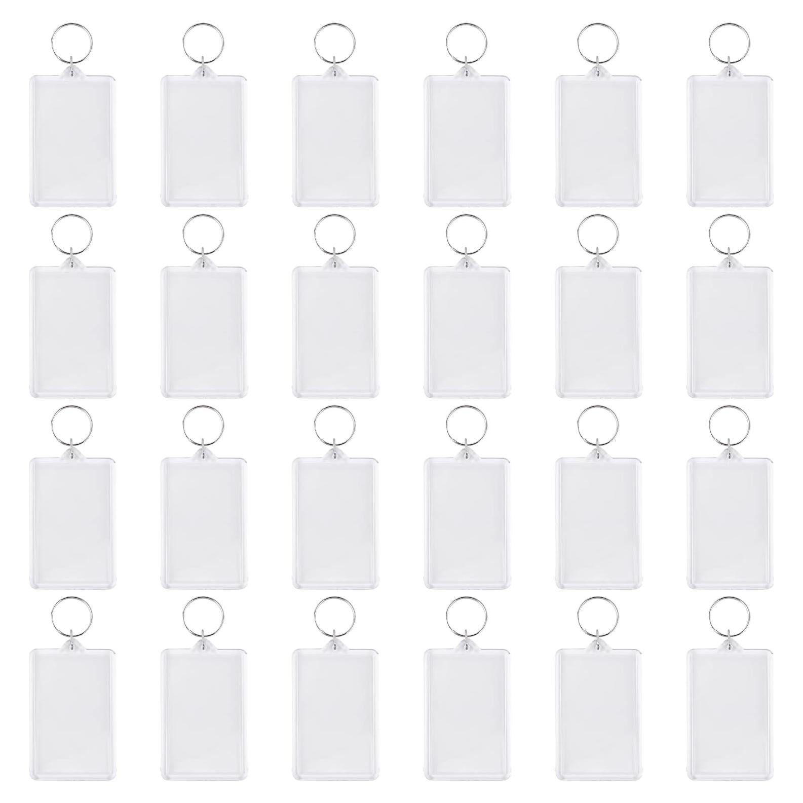 Paquete de 24 Llaveros Acrílicos Framendino 5x7.6 cm