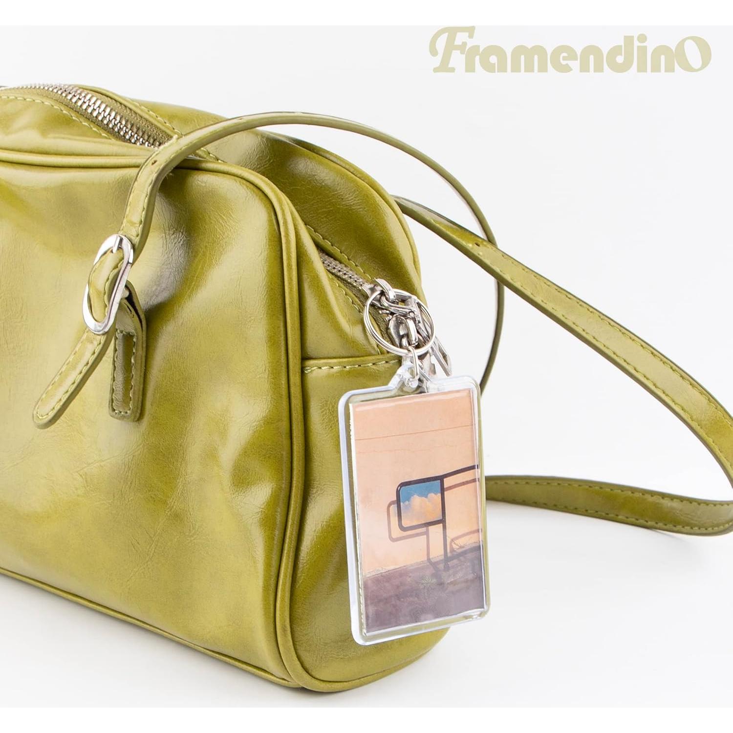 Paquete de 24 Llaveros Acrílicos Framendino 5x7.6 cm