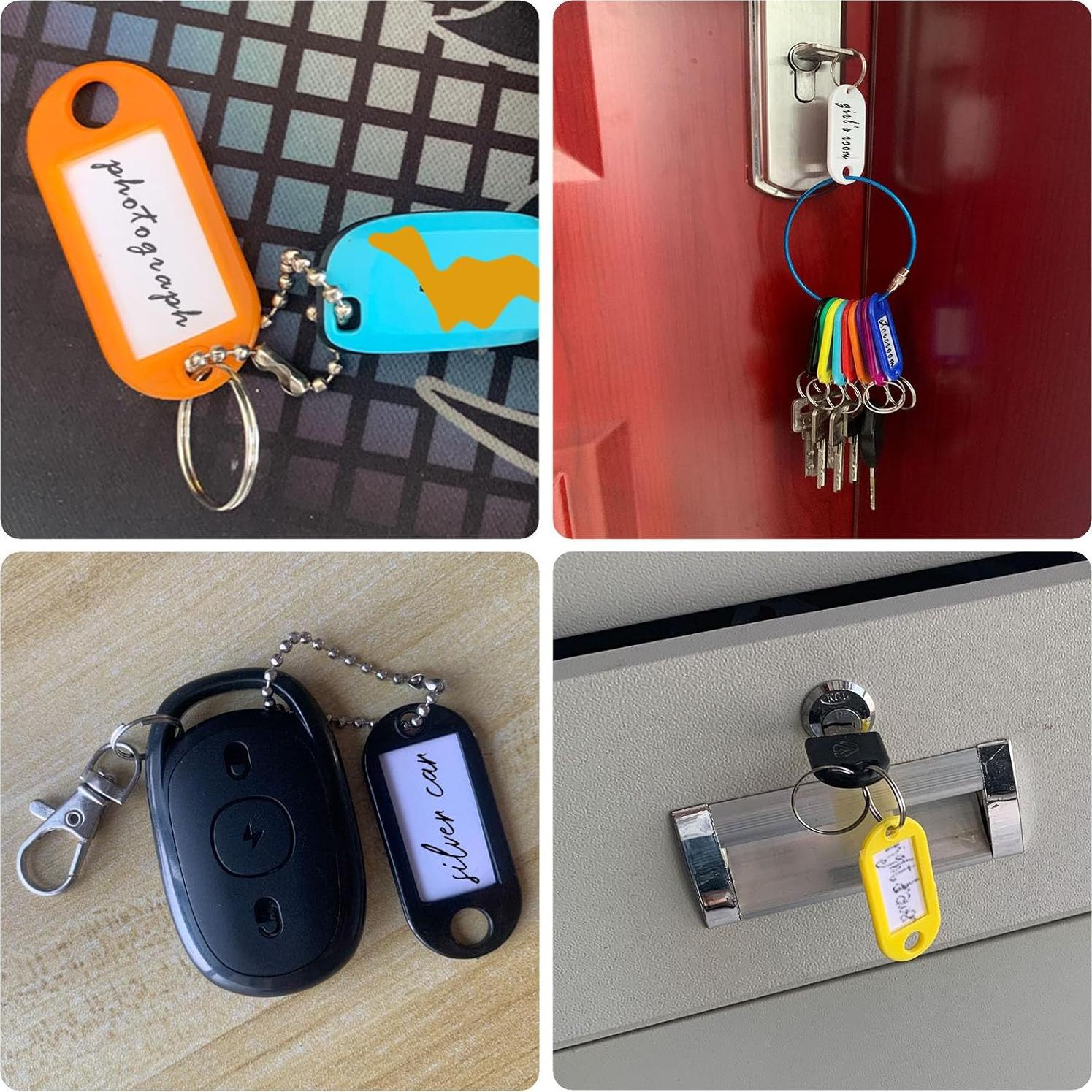 Juego de Etiquetas para Llaves NAUWER - 40 Piezas Multicolor