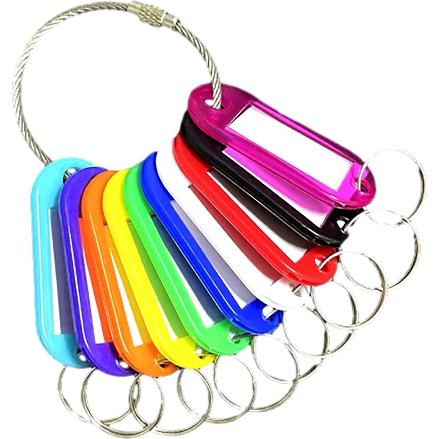 Juego de Etiquetas para Llaves NAUWER - 40 Piezas Multicolor