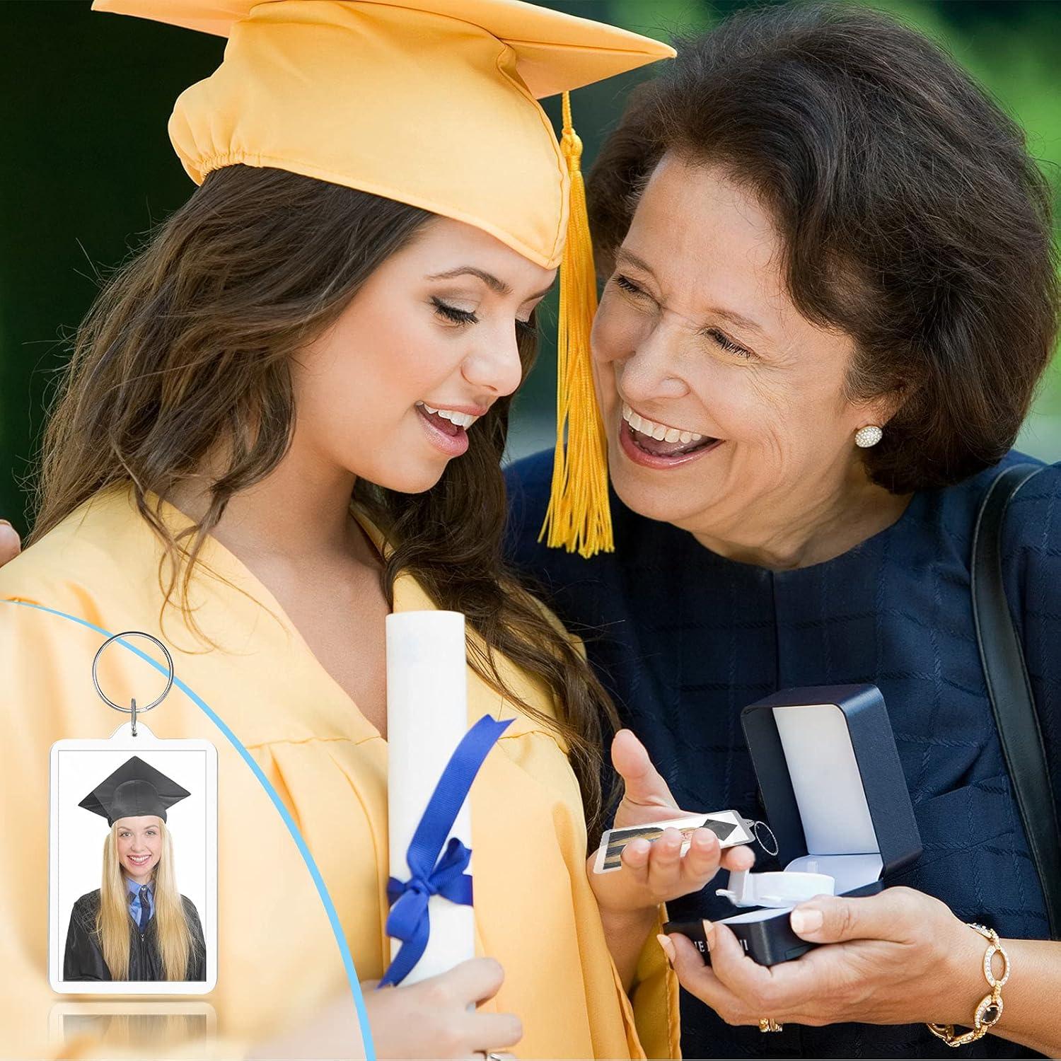 Llave de marco de fotos acrílico Inbagi 12 piezas blanco