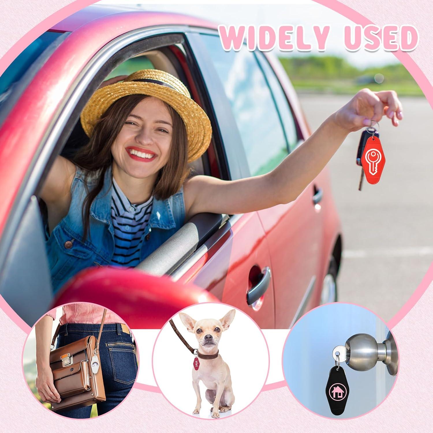 Kigley 150 Piezas Llavero de Motel Blanco para Manualidades