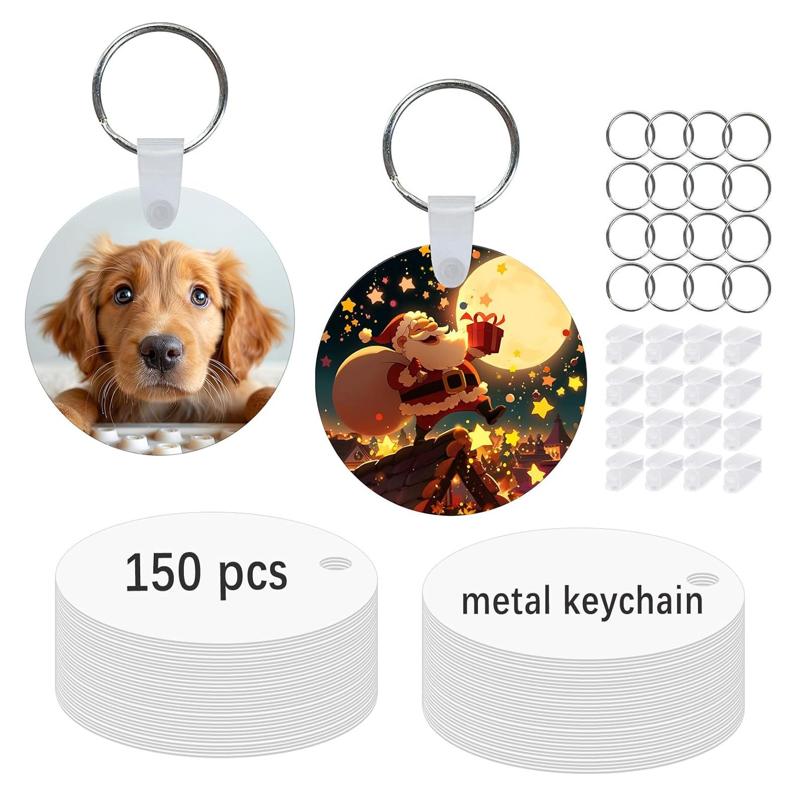 150 Piezas Llavero de Sublimación Doble Cara GEKIXUTP