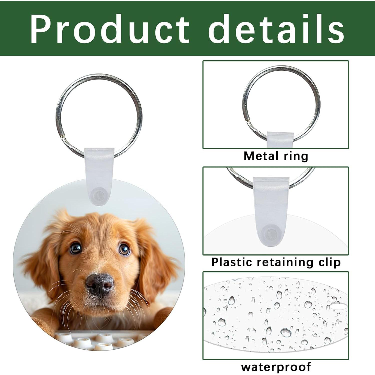 150 Piezas Llavero de Sublimación Doble Cara GEKIXUTP