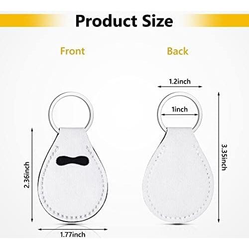 10 Llaveros Monedero Universal Valyria para Mujeres - Blanco