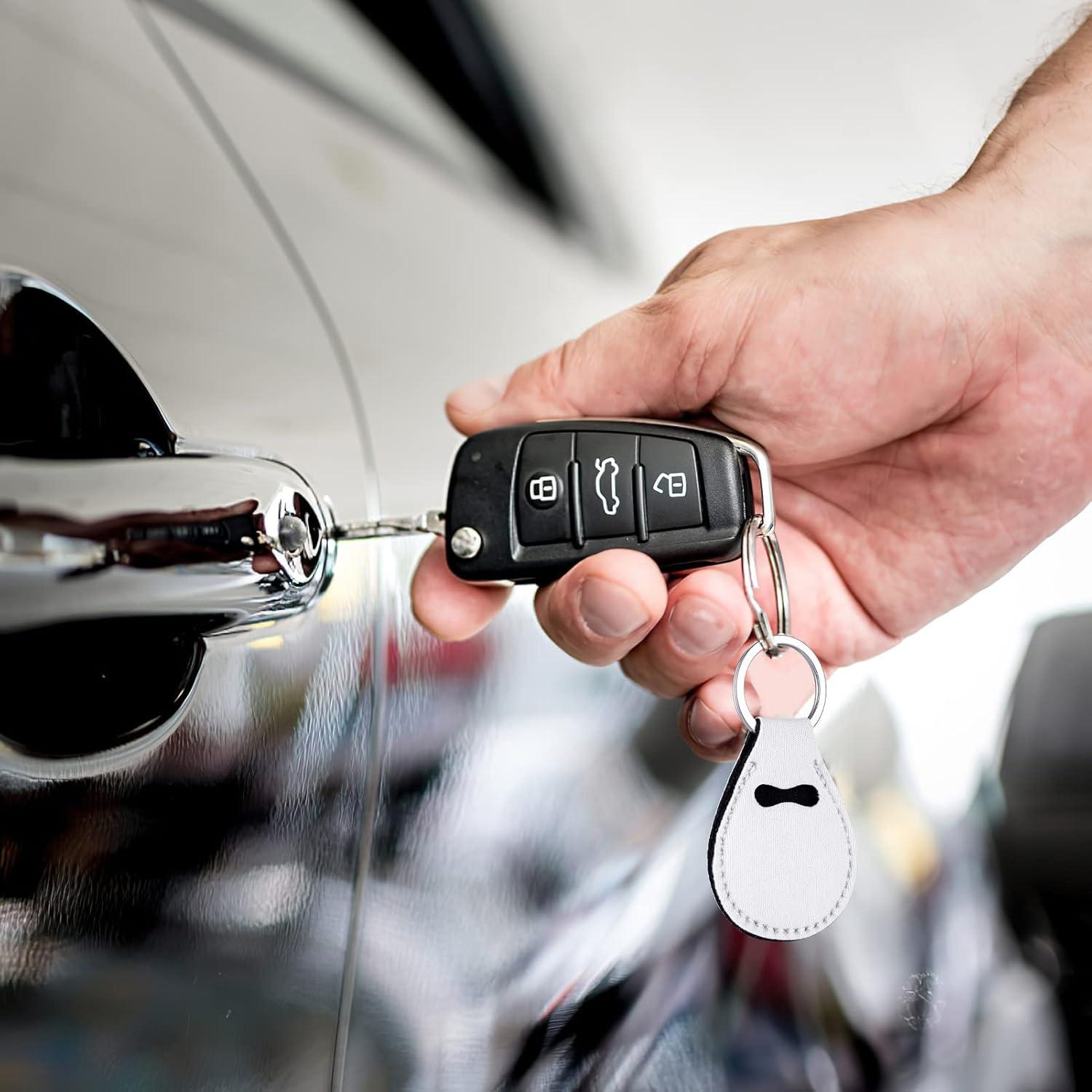 10 Llaveros Monedero Universal Valyria para Mujeres - Blanco