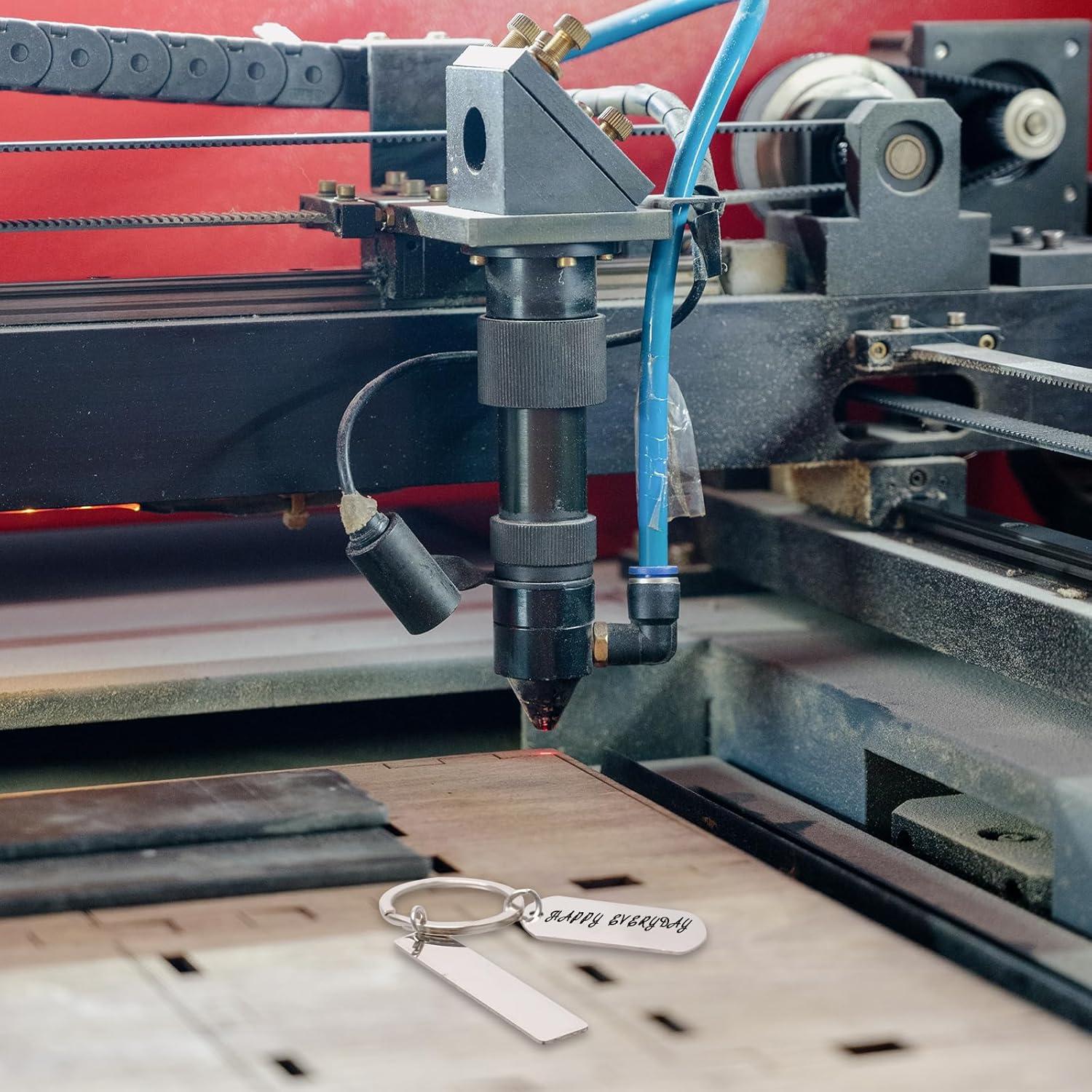 42 Plantillas de Llaveros Grabables TANEMUDO 5x3cm Acero Inoxidable