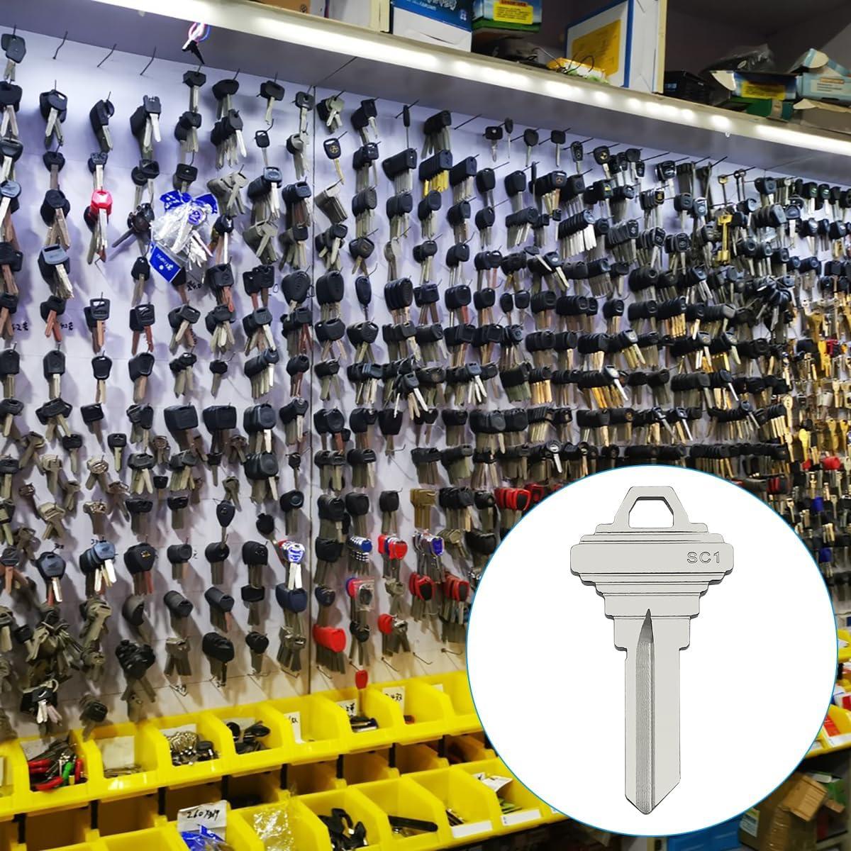 Llaves en blanco SC1 AYWFEY, paquete de 15 llaves de latón