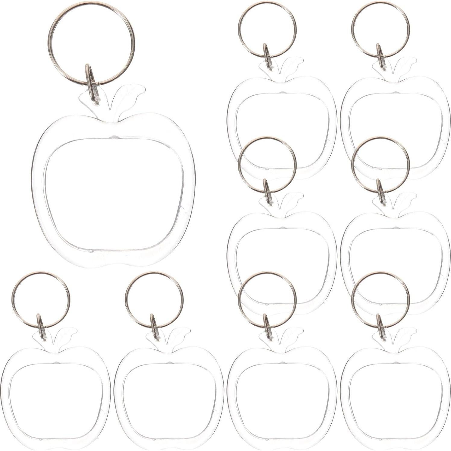 Llaveros Acrílicos Transparentes con Marco de Foto Homoyoyo