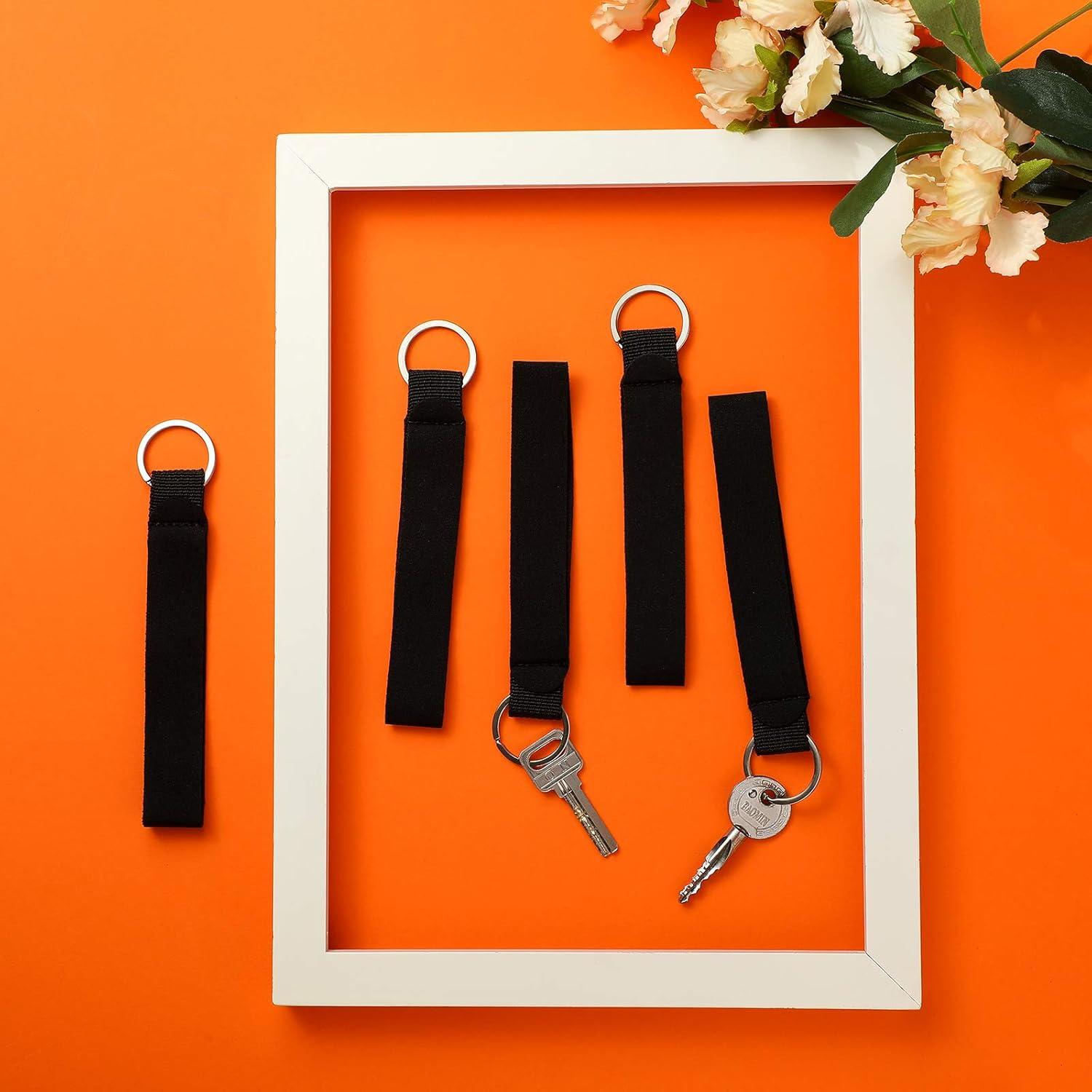 15 Pulseras Llavero Neopreno Hicarer 5.08x40.64cm Unisex