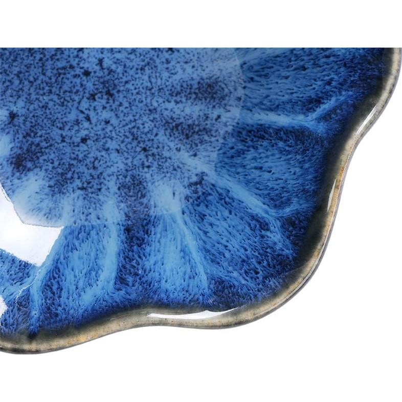 Bandeja de Cerámica para Joyas JAMEND CLXP Hoja de Loto Azul