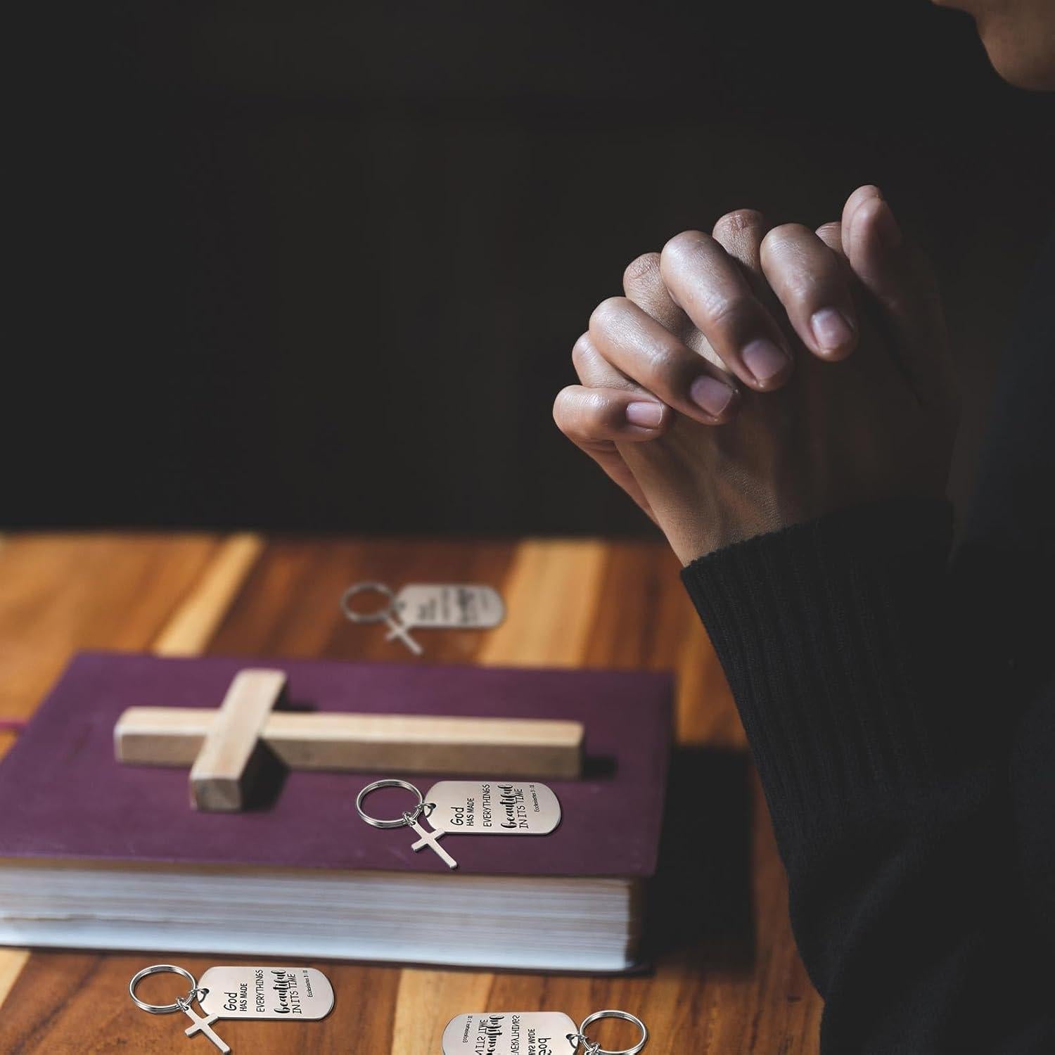 30 Llaveros Metálicos Grabables Gisafai Acero Inoxidable Plata