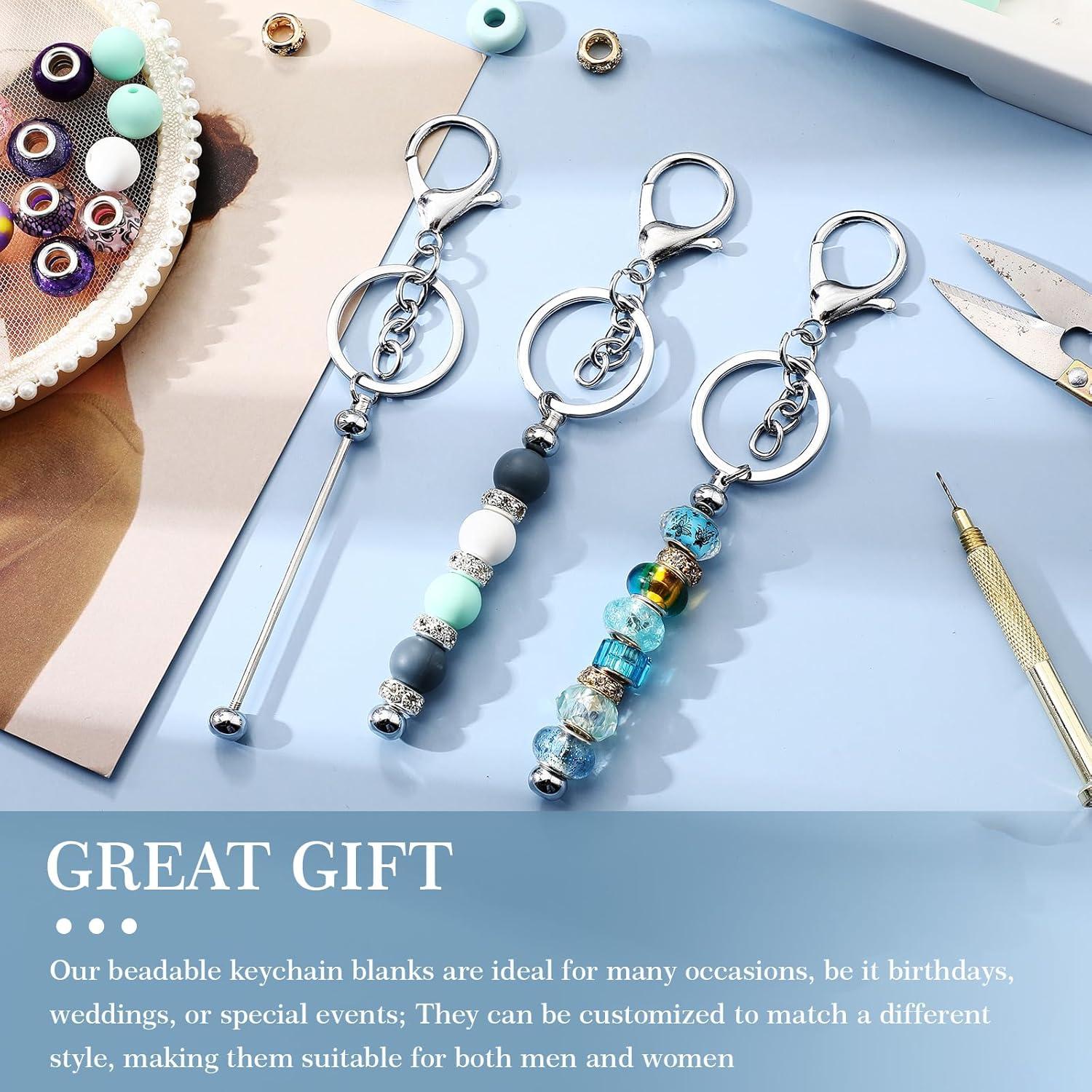 Llaveros Personalizables Tondiamo 12 Pcs Metálicos Plata DIY