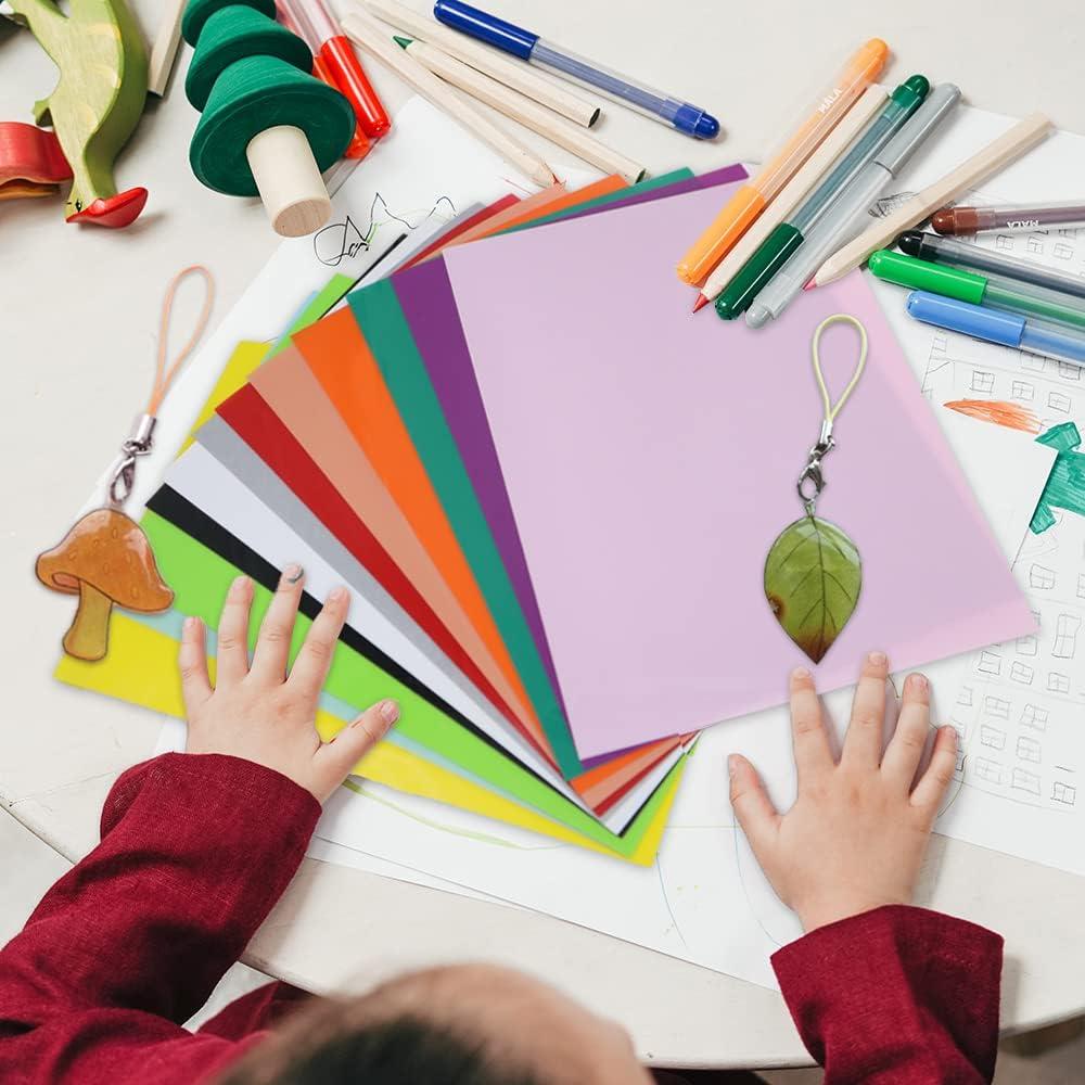 12 Hojas de Encogimiento Coloridas Yitexin 20x29cm Manualidades