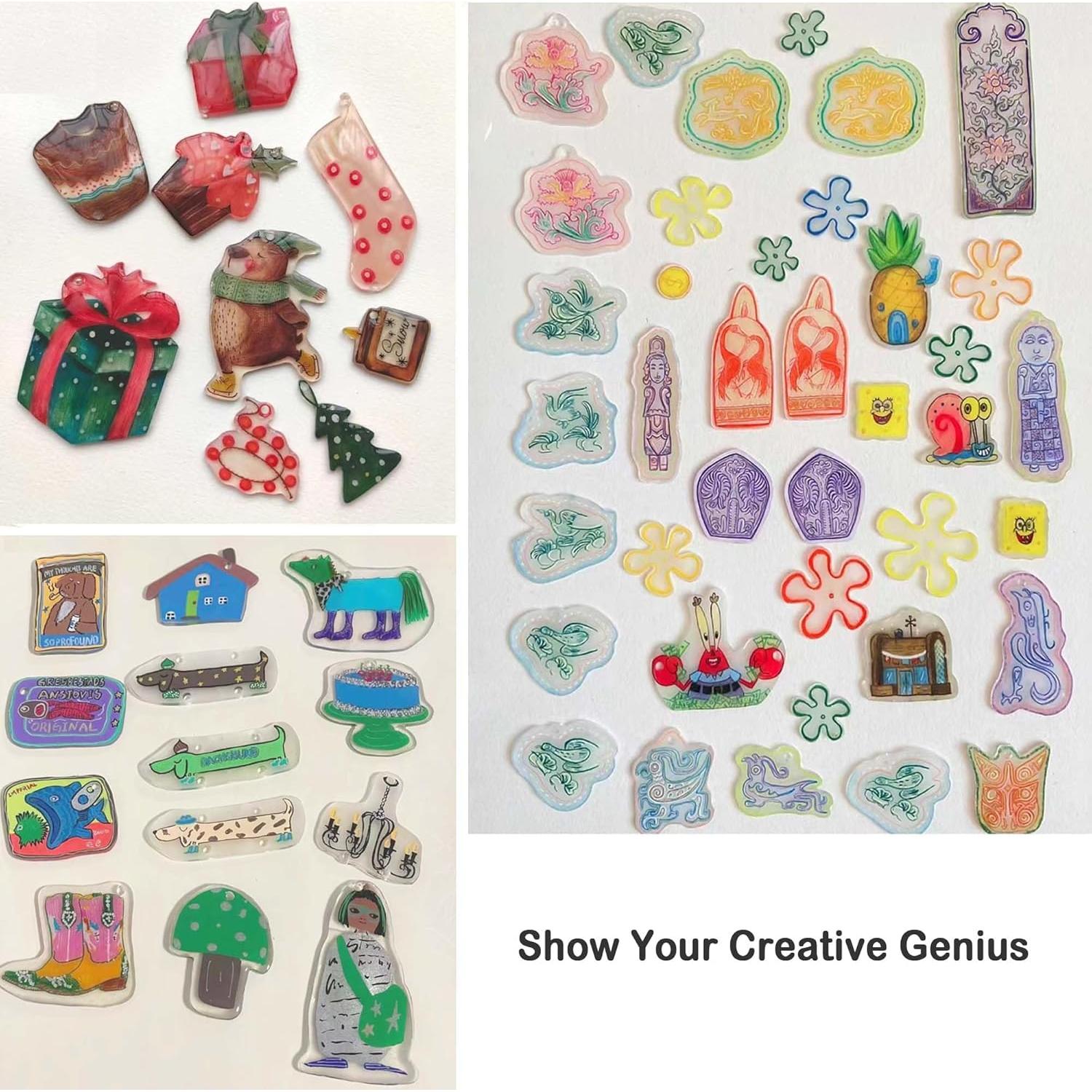 Kit de Hojas de Plástico Retráctil Beacharm 165 Pcs 20x14.5cm