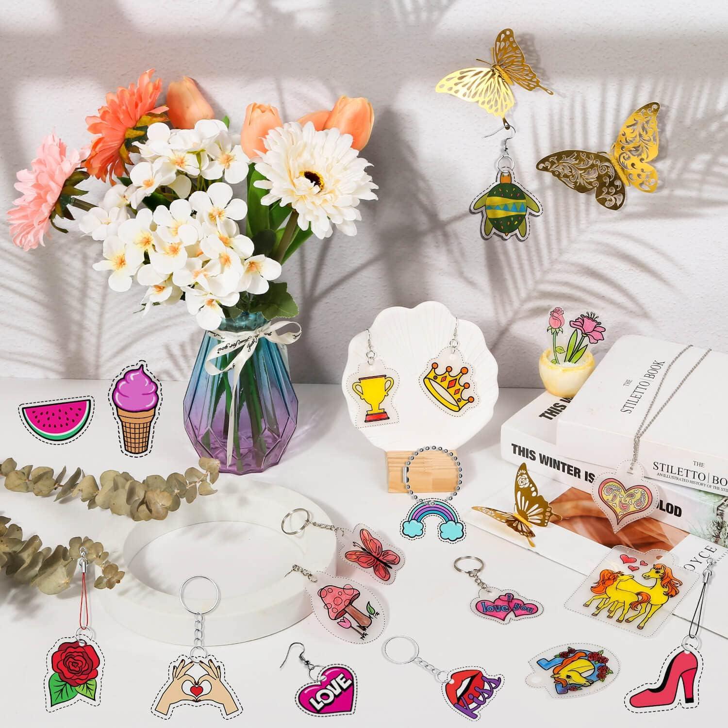 Kit de Arte Encogible Cridoz - 25 Hojas + Accesorios Creativos