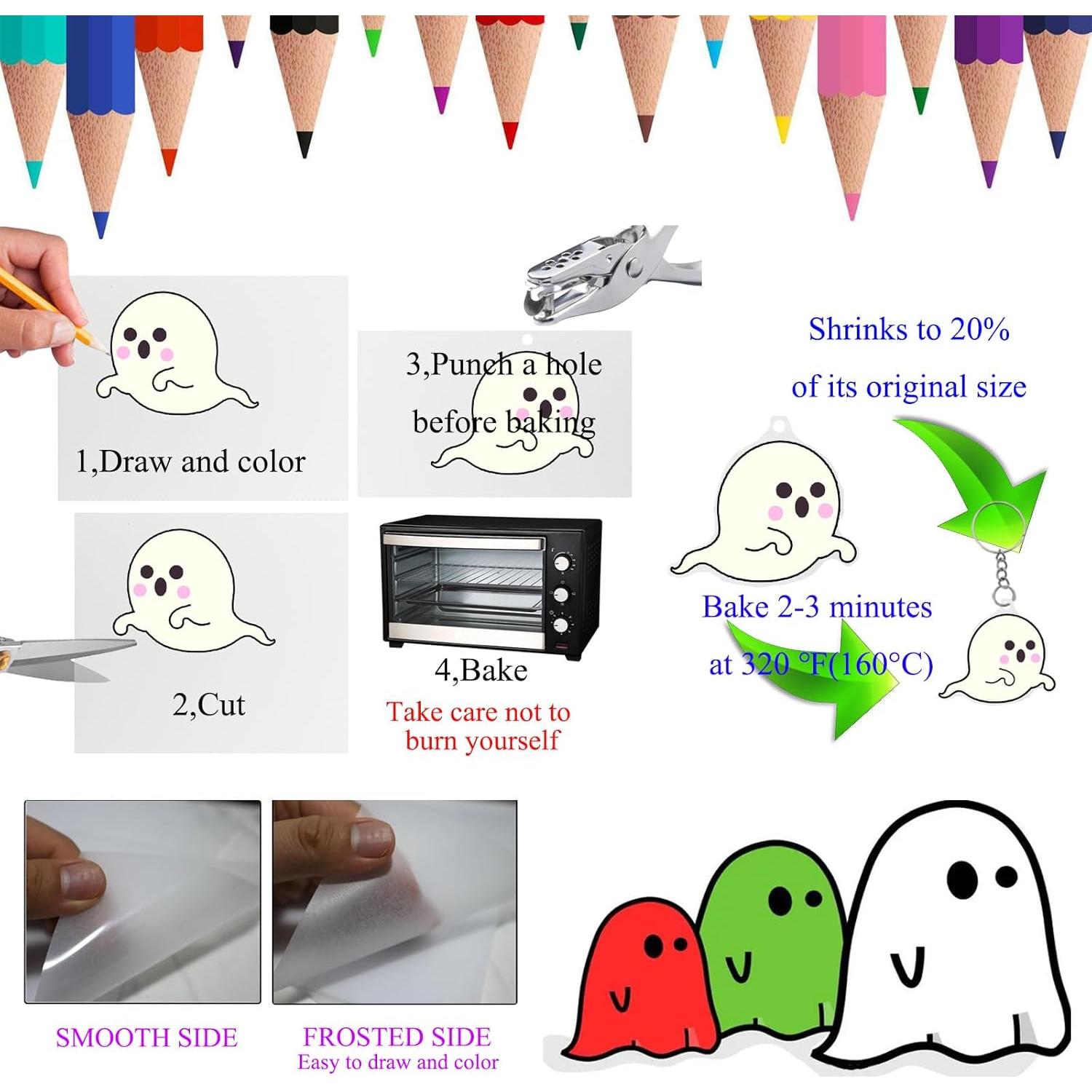 Kit de Hojas Termocontraíbles AncBace 25 Piezas 20x14.5cm