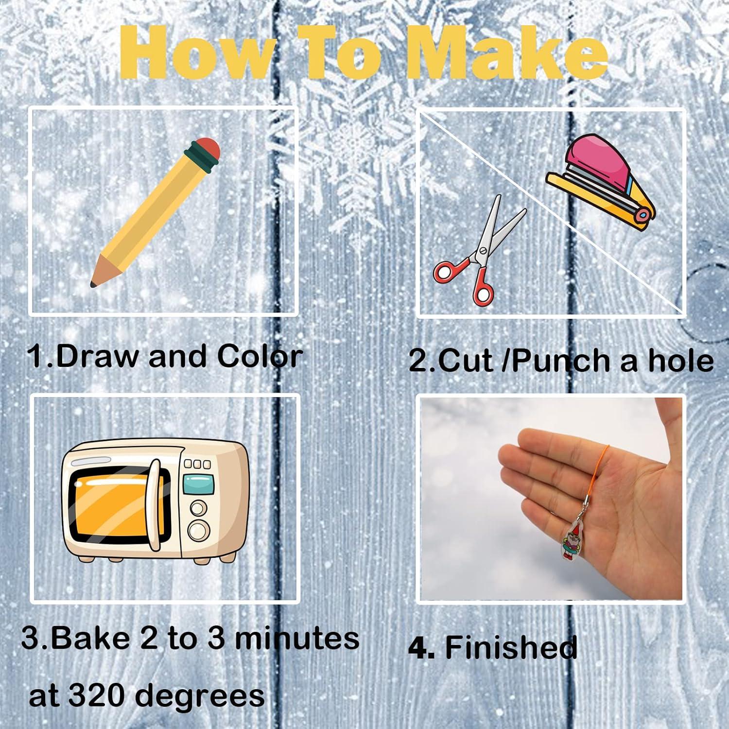 Hojas de Plástico Retráctil Rdanruy 25PCS 29x20cm para Manualidades