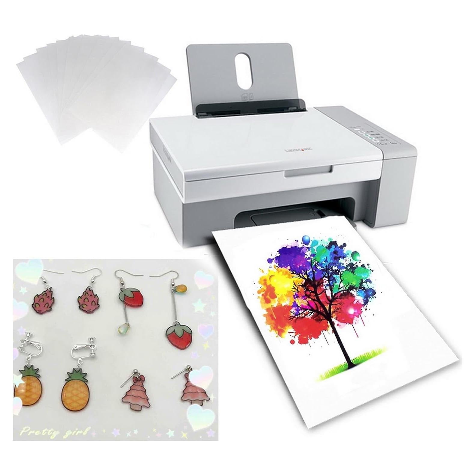 Hoja Termocontraíble A4 SUEIANNMN 10 Piezas Semitransparente