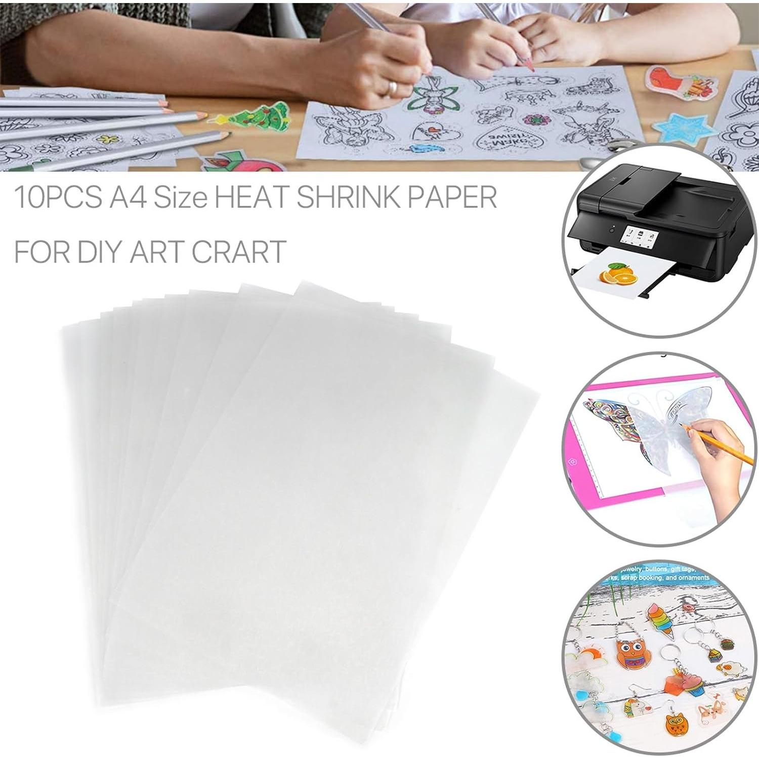 Hoja Termocontraíble A4 SUEIANNMN 10 Piezas Semitransparente