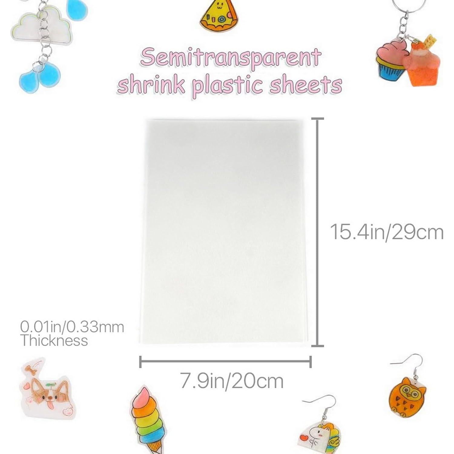 Hoja Termocontraíble A4 SUEIANNMN 10 Piezas Semitransparente