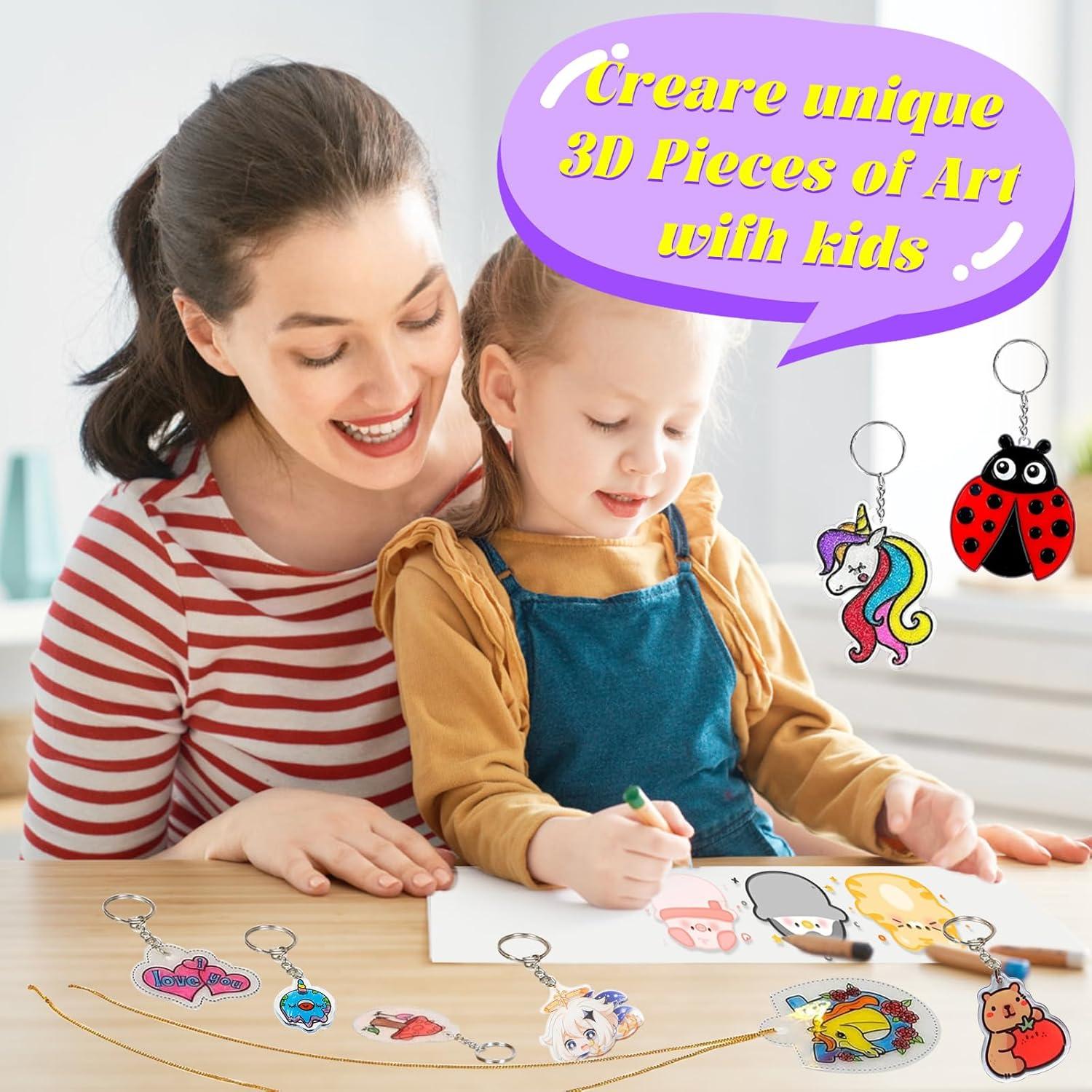 Kit de Manualidades Natonhi 251Pcs Hojas de Encogimiento