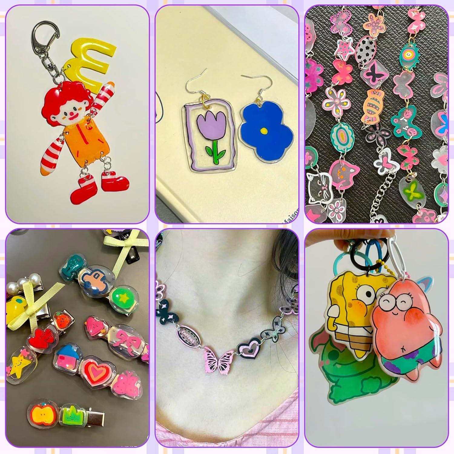 Kit de Manualidades Natonhi 251Pcs Hojas de Encogimiento