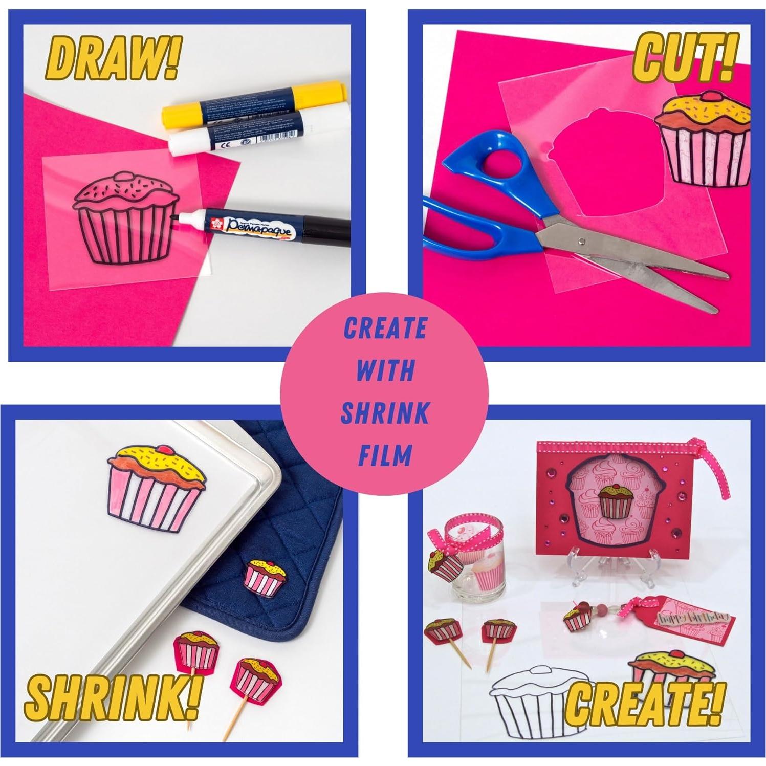 Película de Encogimiento Grafix 15 Hojas Translúcida Mate 21x28 cm