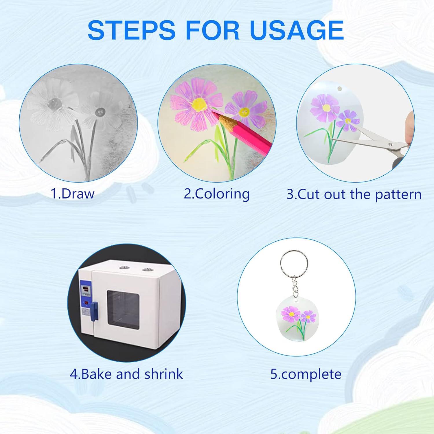 Kit de llaveros termocontraíble FASBET 135 piezas A4